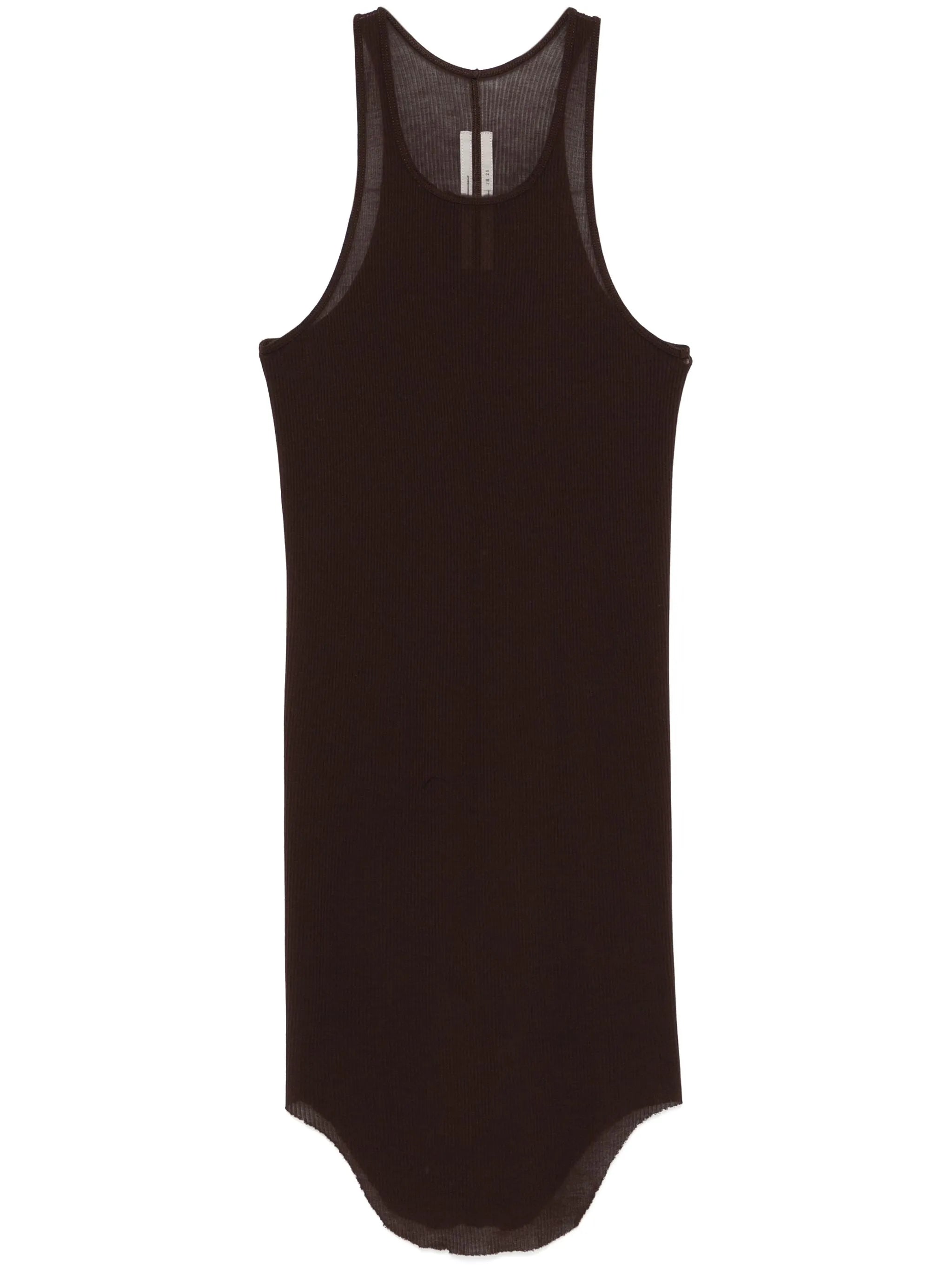 fine-ribbed tank top