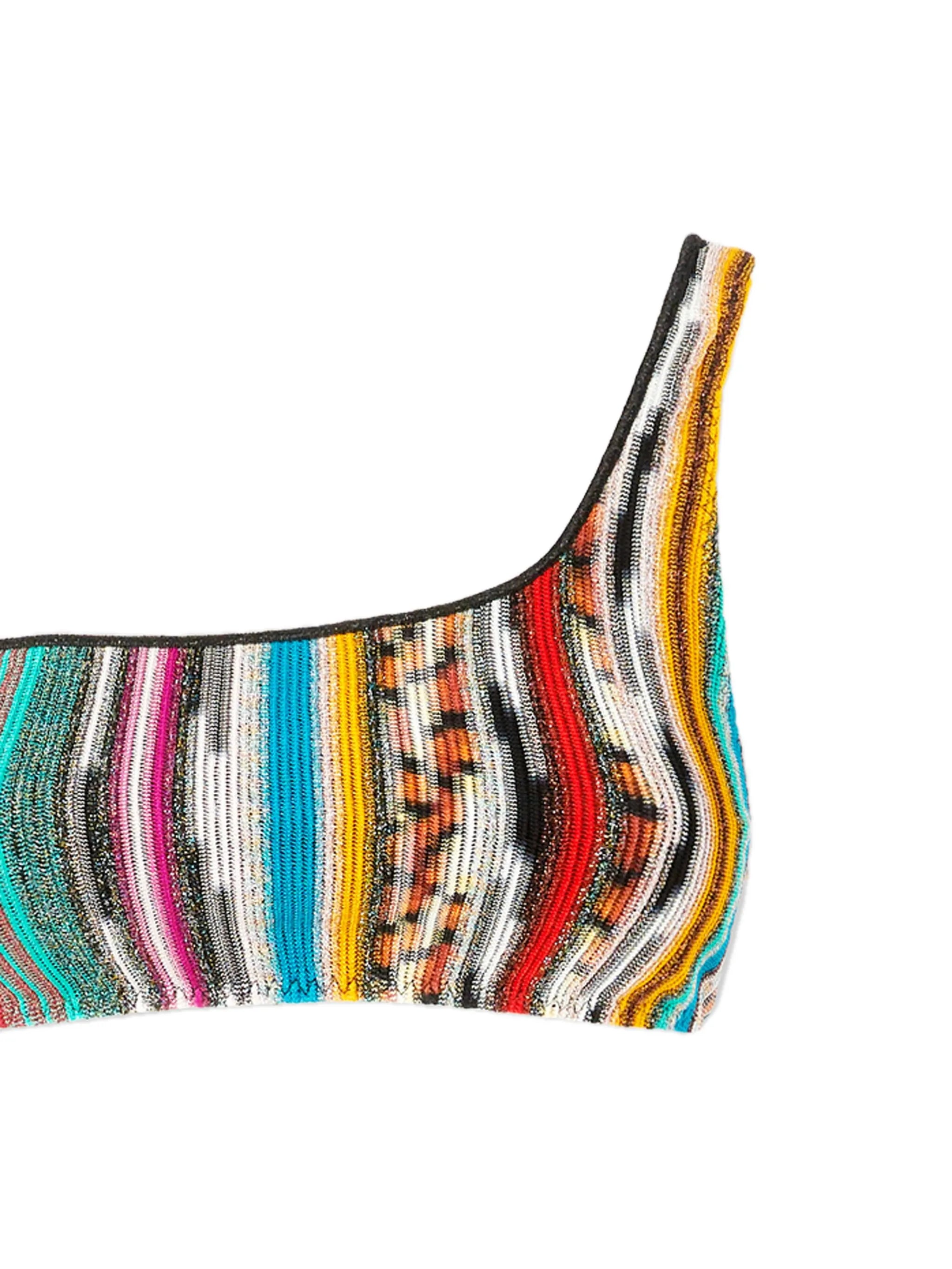 striped bikini set