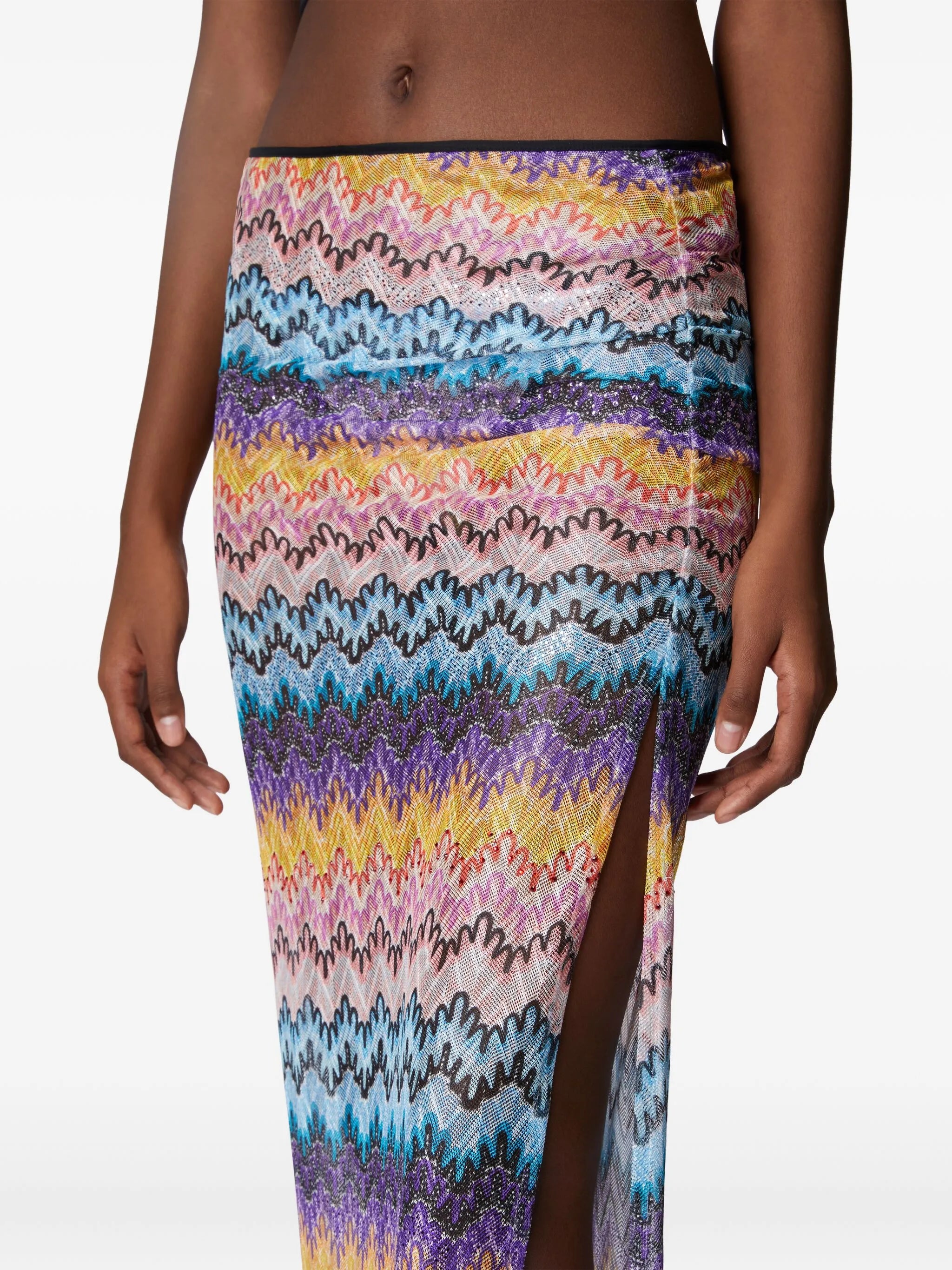sheer maxi skirt