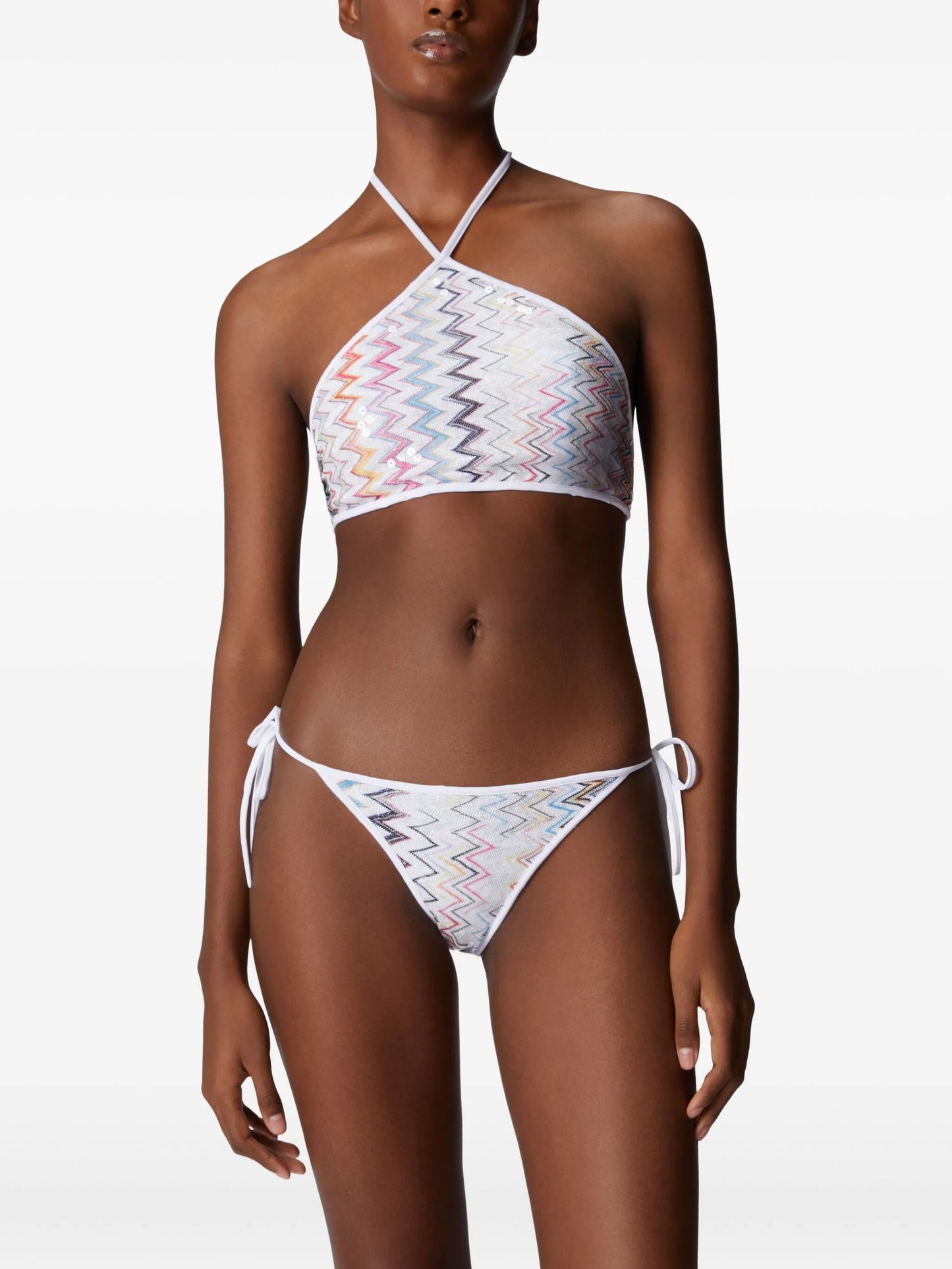 zigzag-pattern bikini