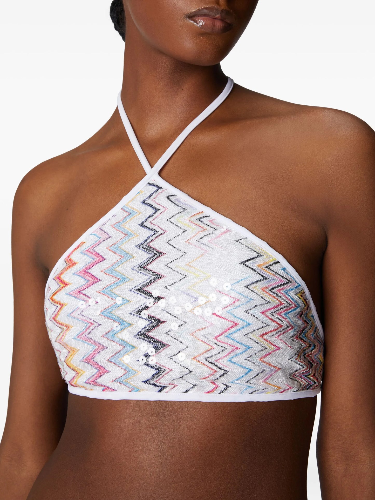 zigzag-pattern bikini