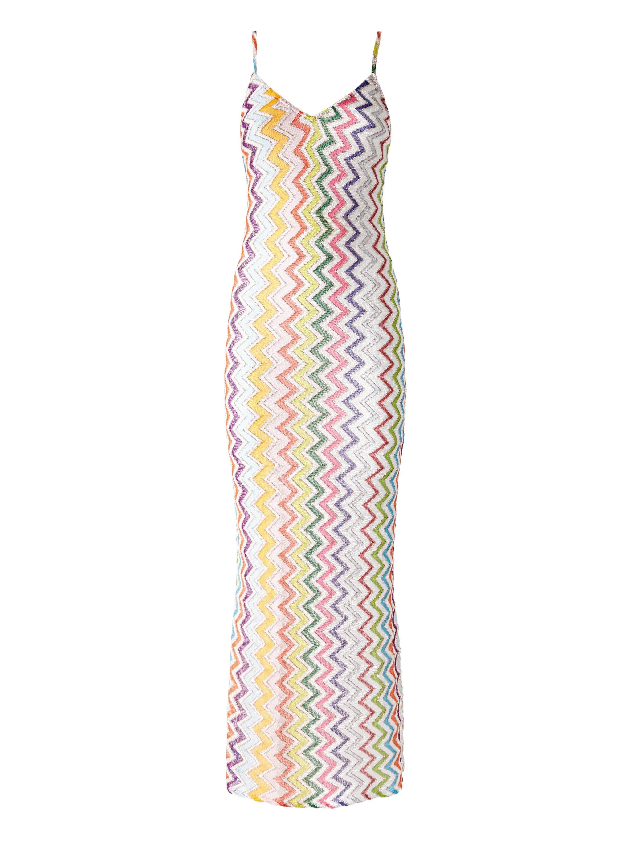 zigzag-pattern dress