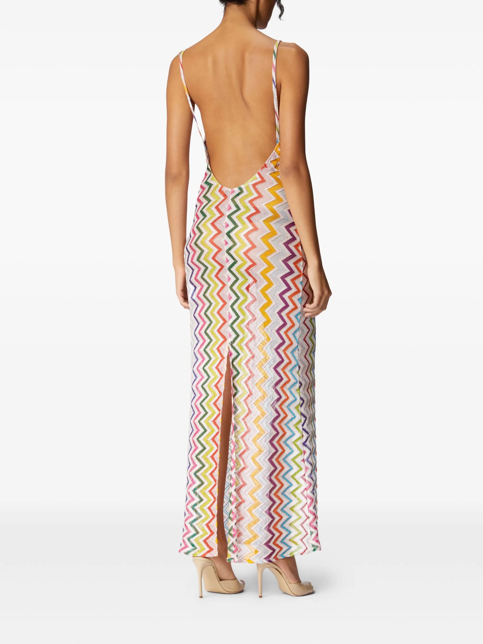 zigzag-pattern dress