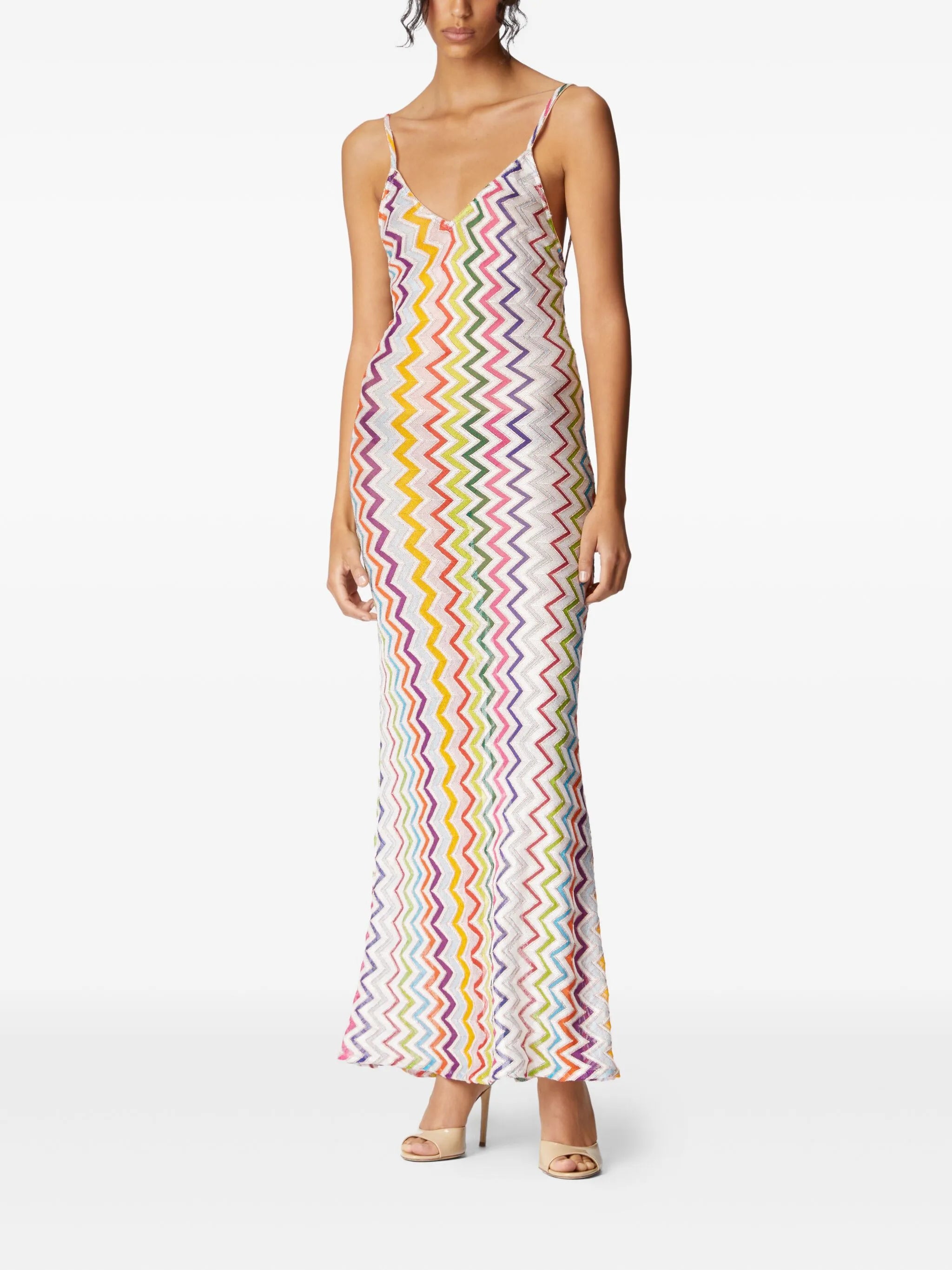 zigzag-pattern dress