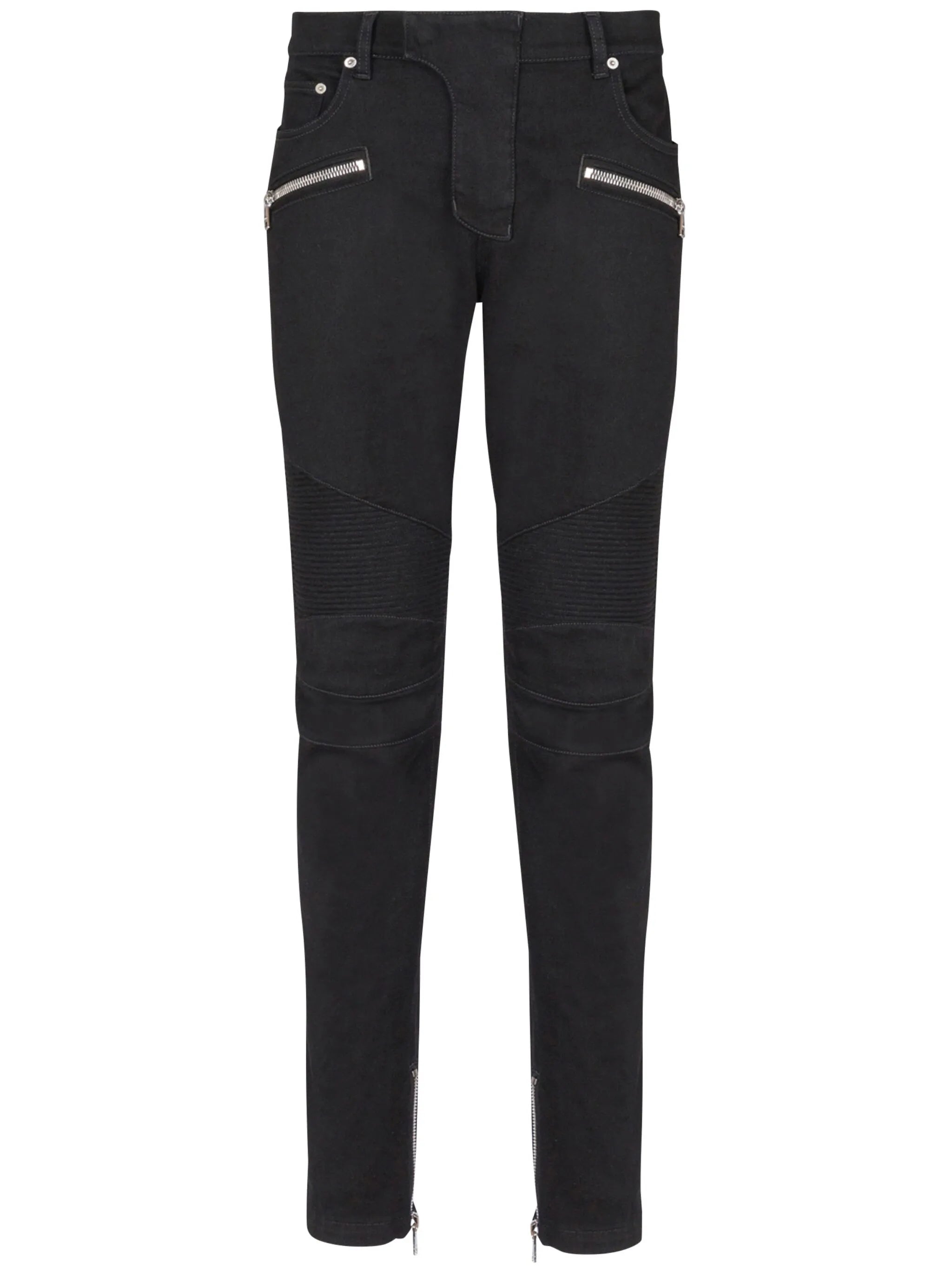 slim-fit biker jeans