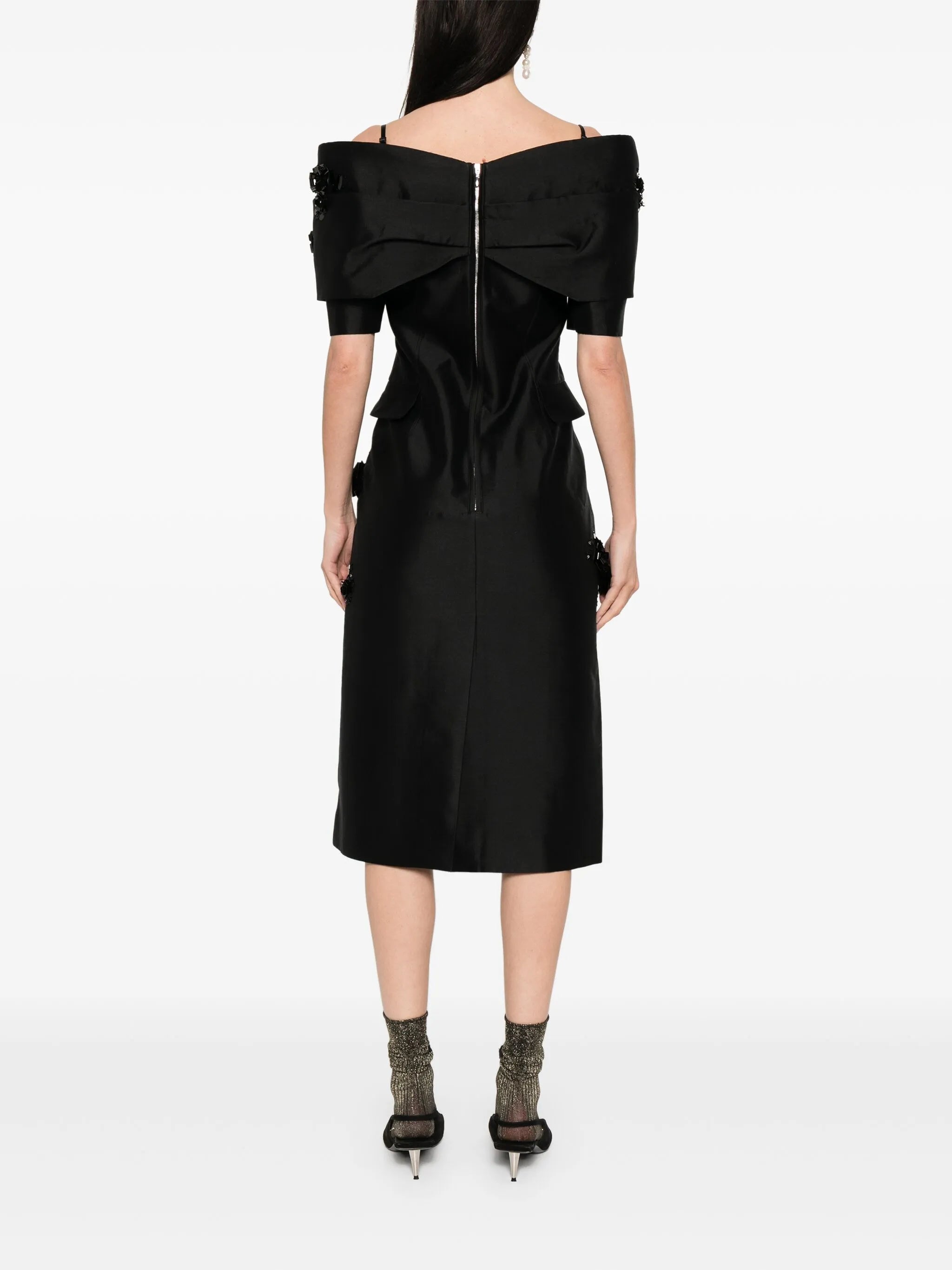 oversize bow dress