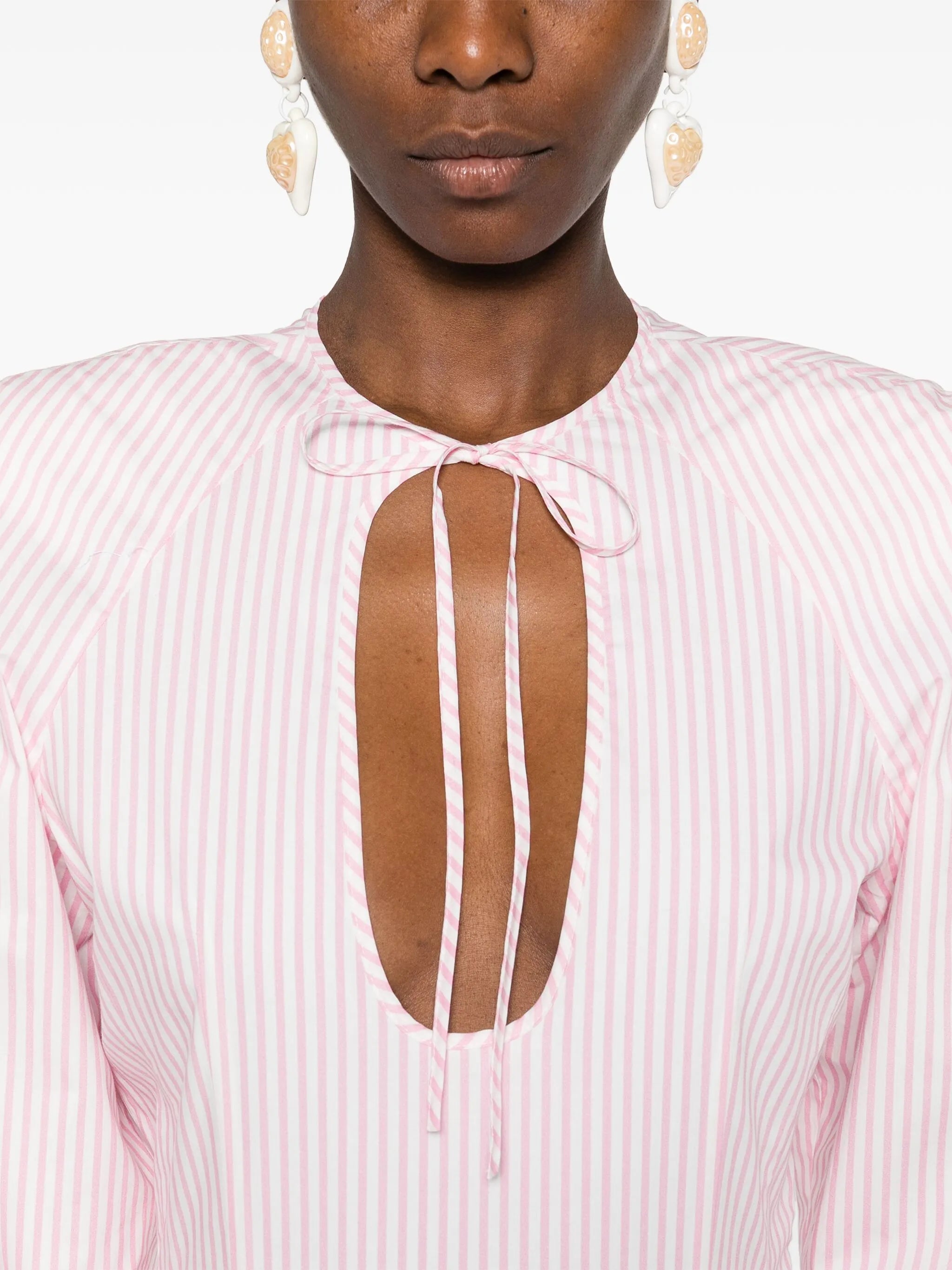 striped mini dress