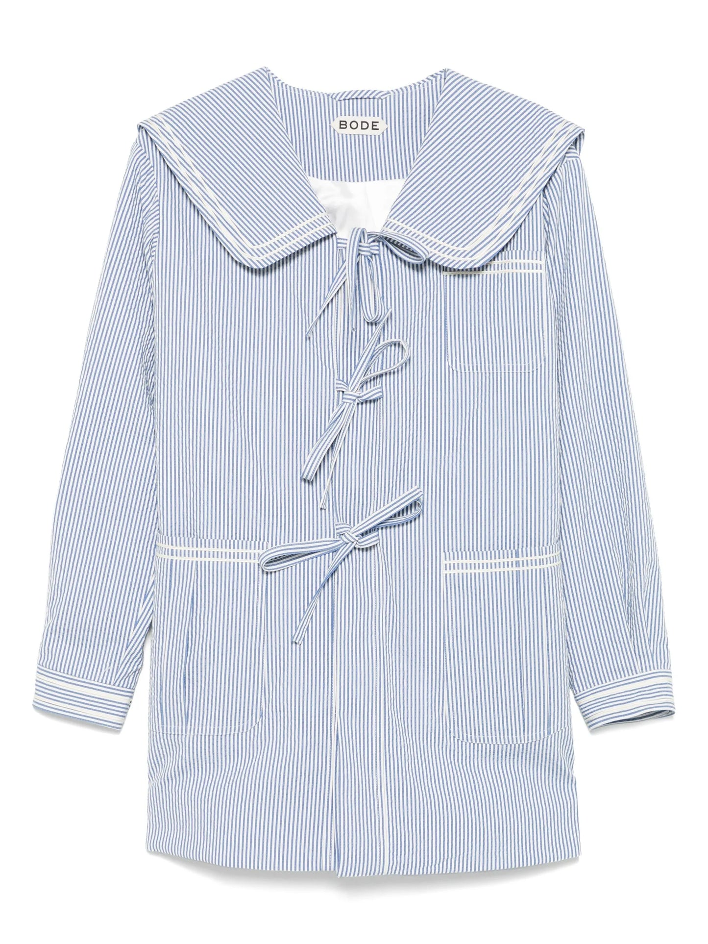 Club Stripe sailor coat