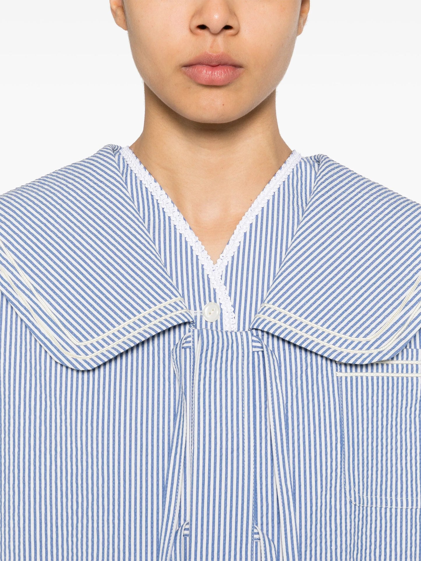 Club Stripe sailor coat
