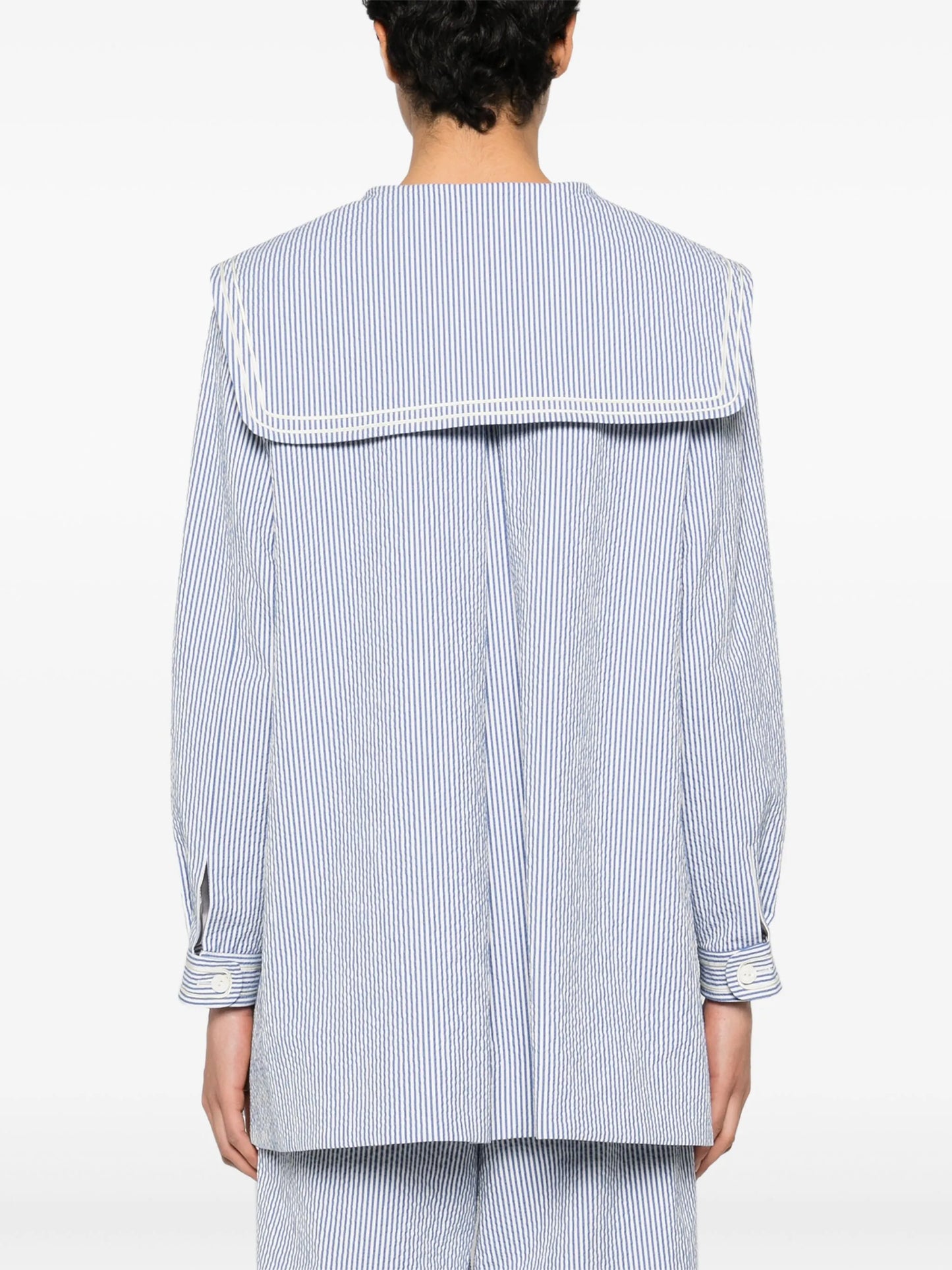 Club Stripe sailor coat