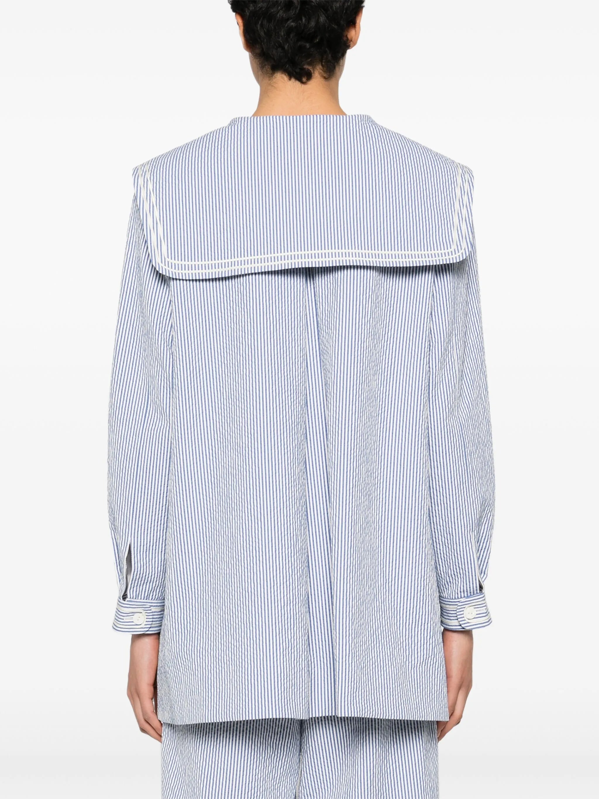 Club Stripe sailor coat