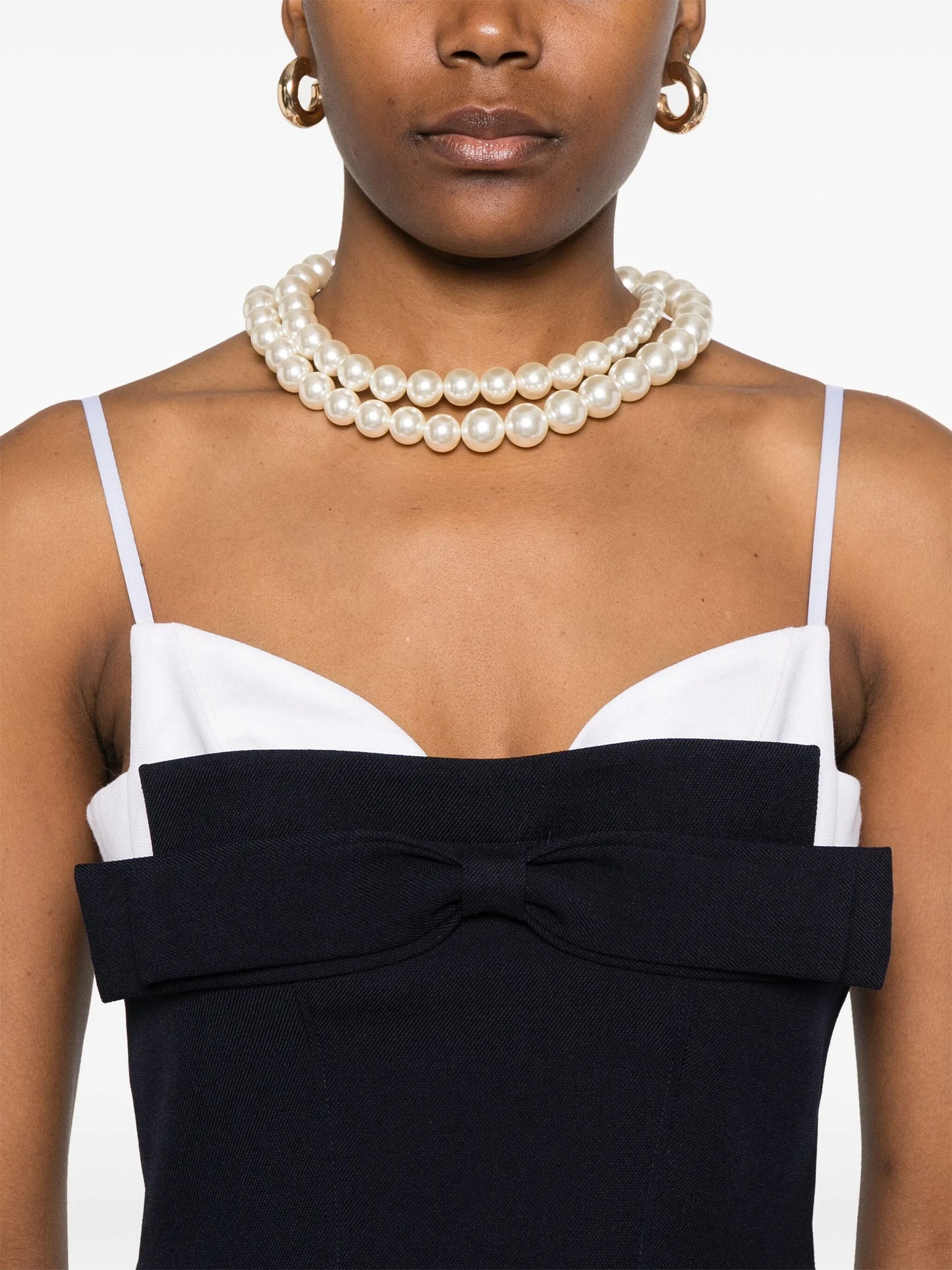 bow-detail dress
