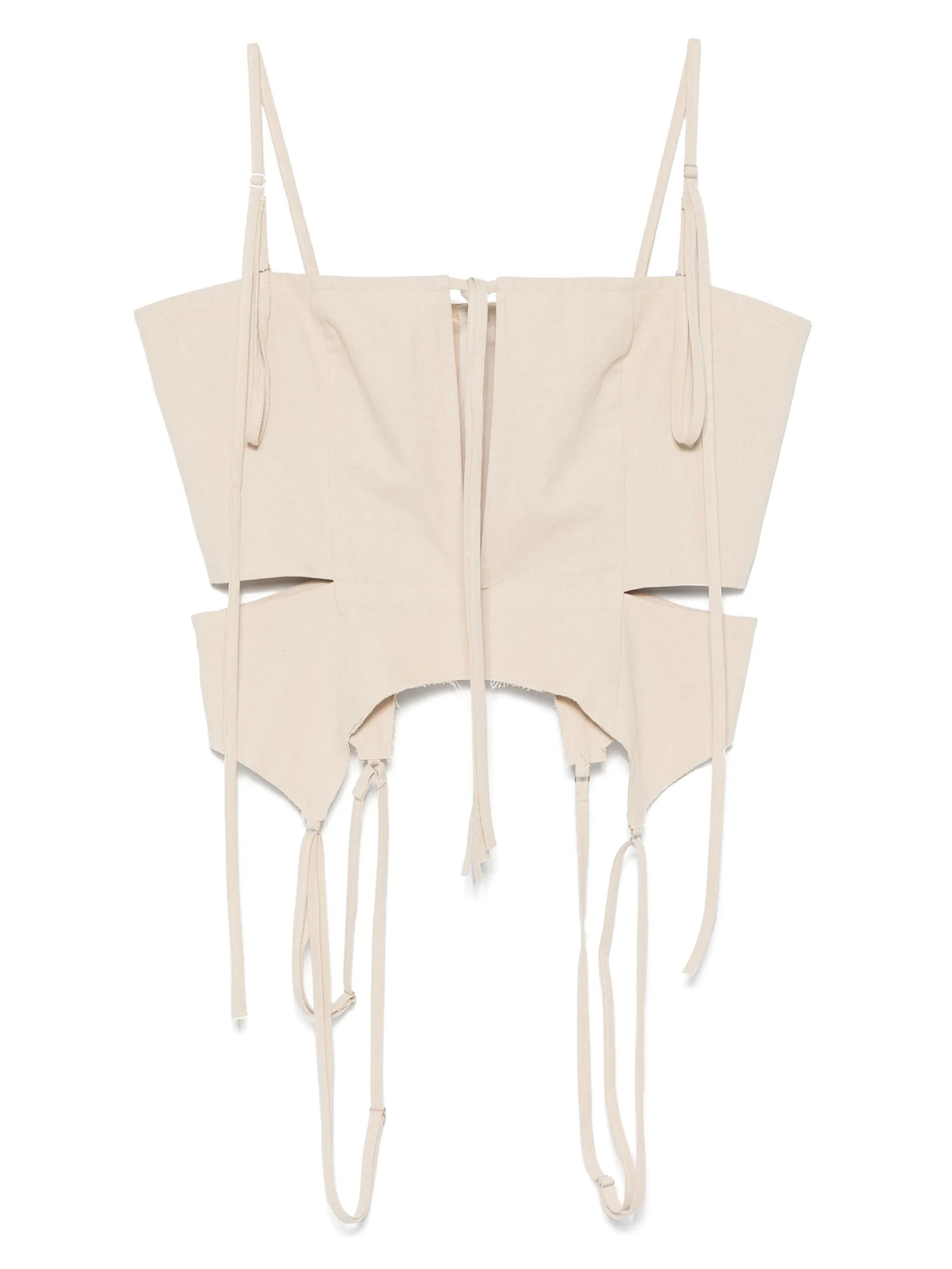 keyhole corset top