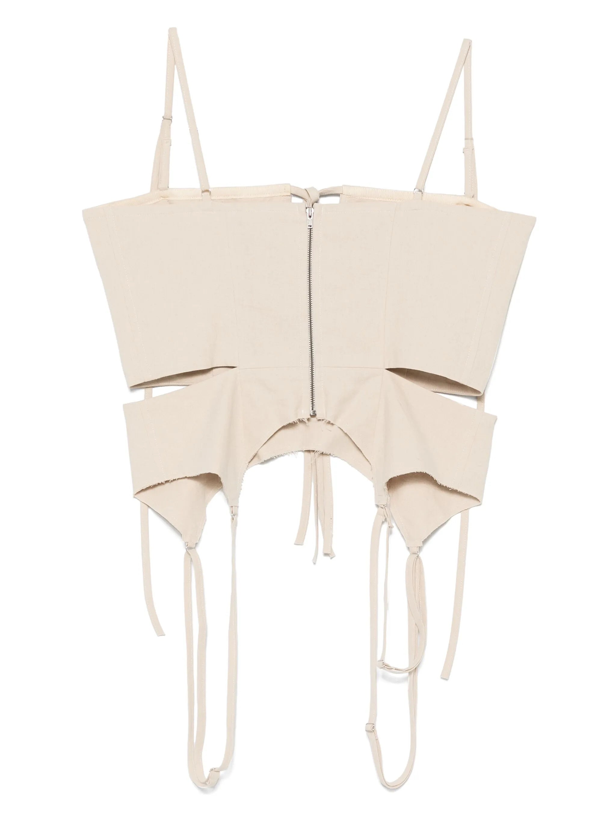 keyhole corset top