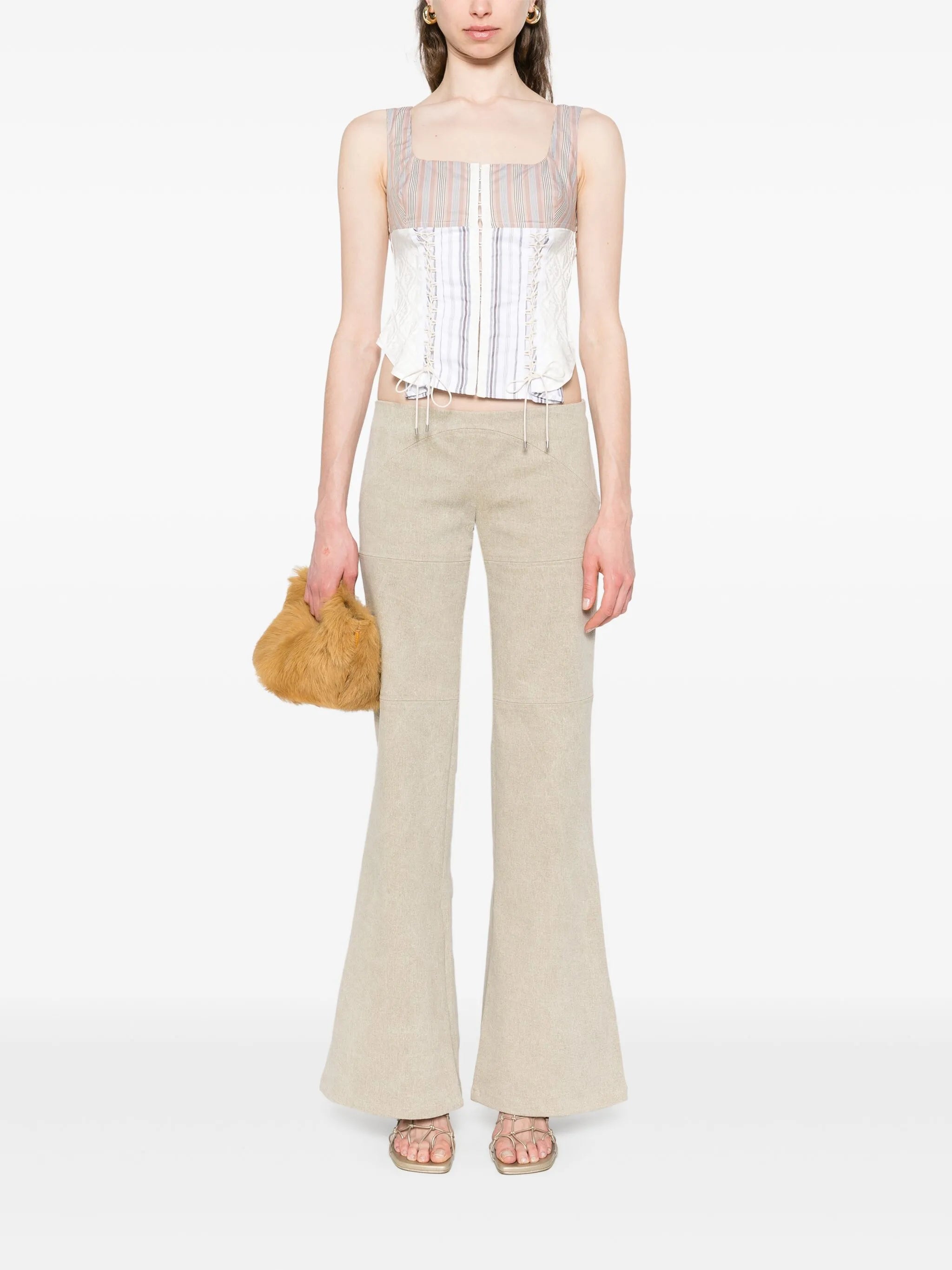 low-rise trousers