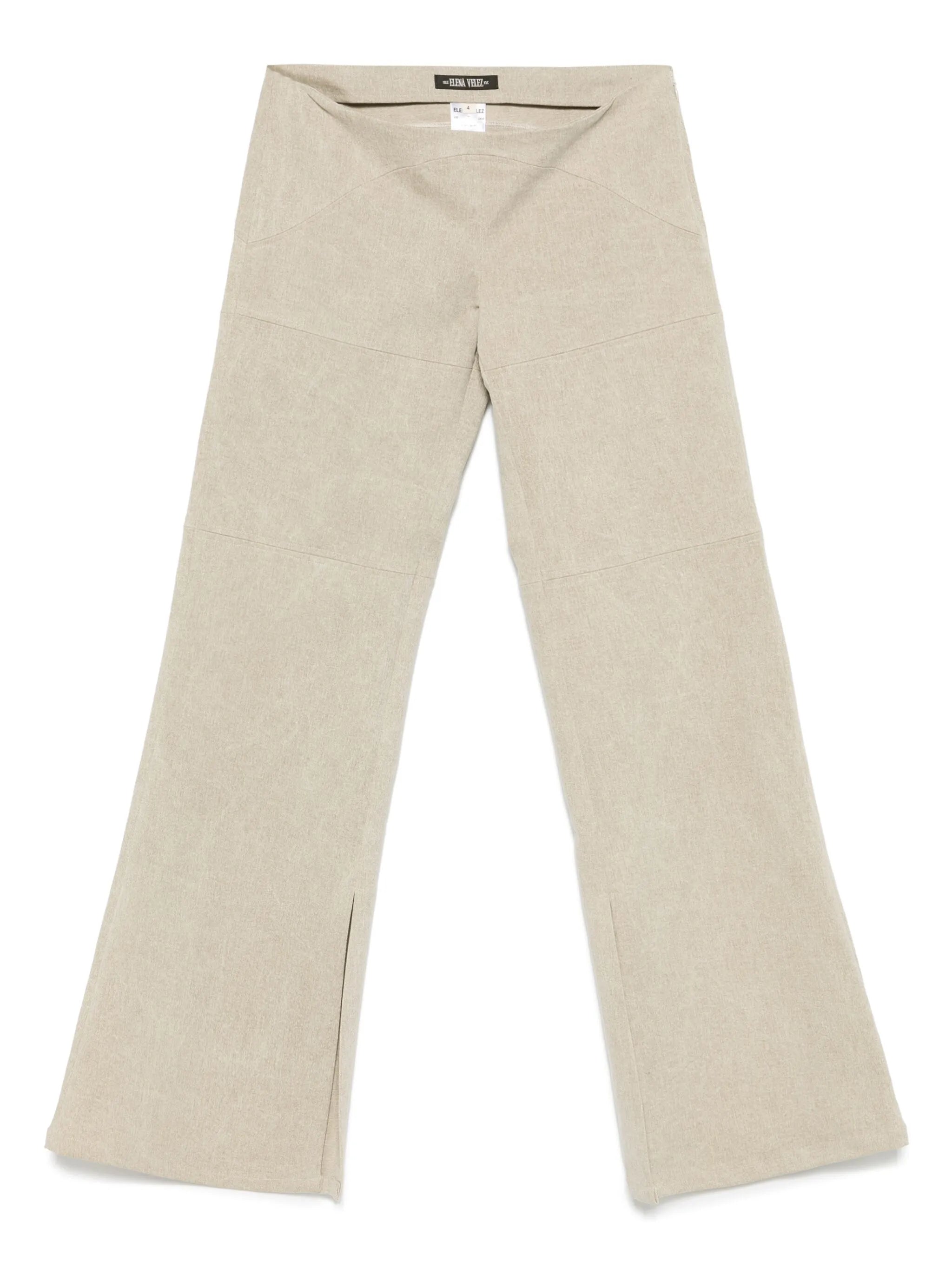 low-rise trousers