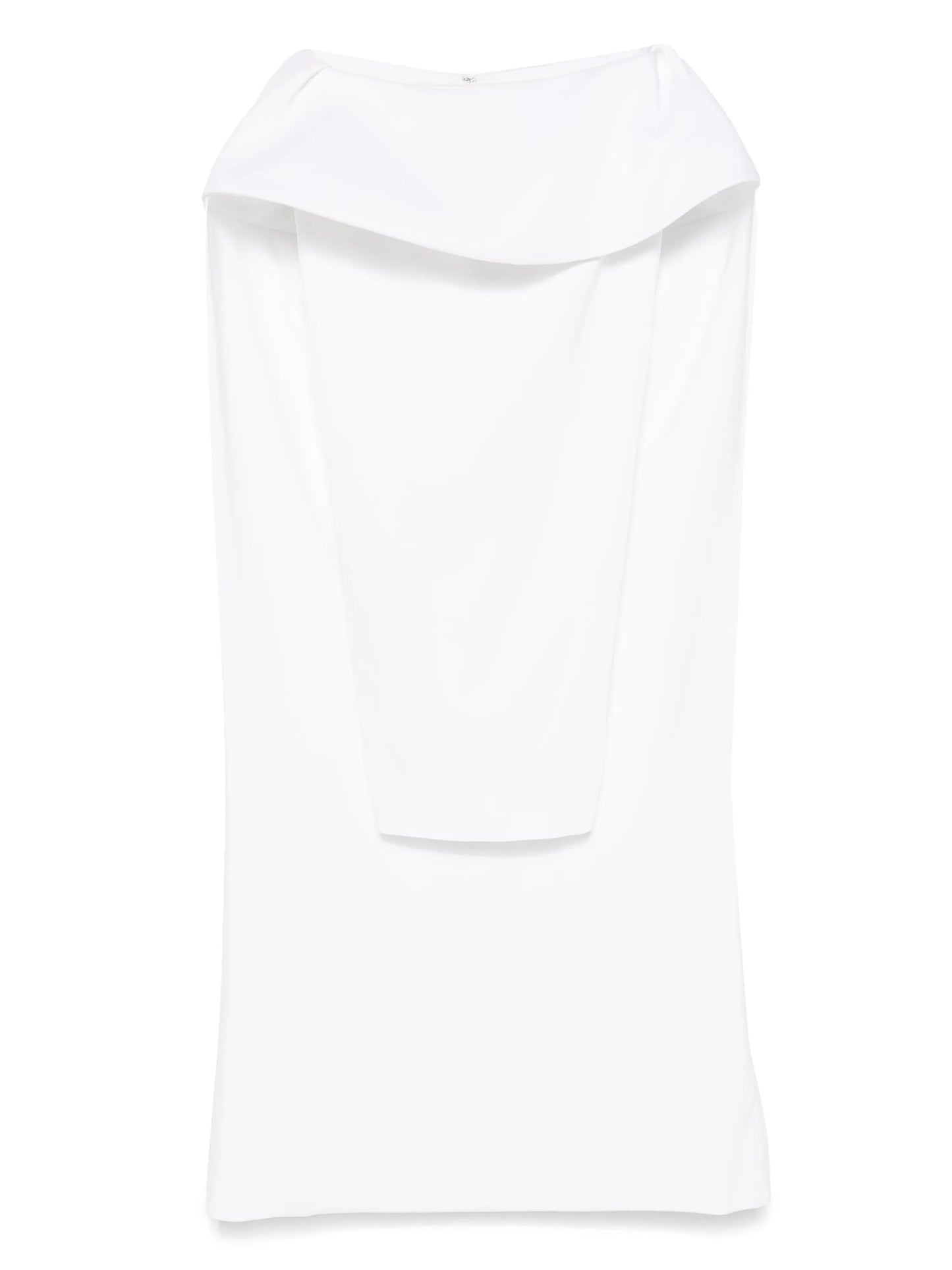 peplum midi skirt