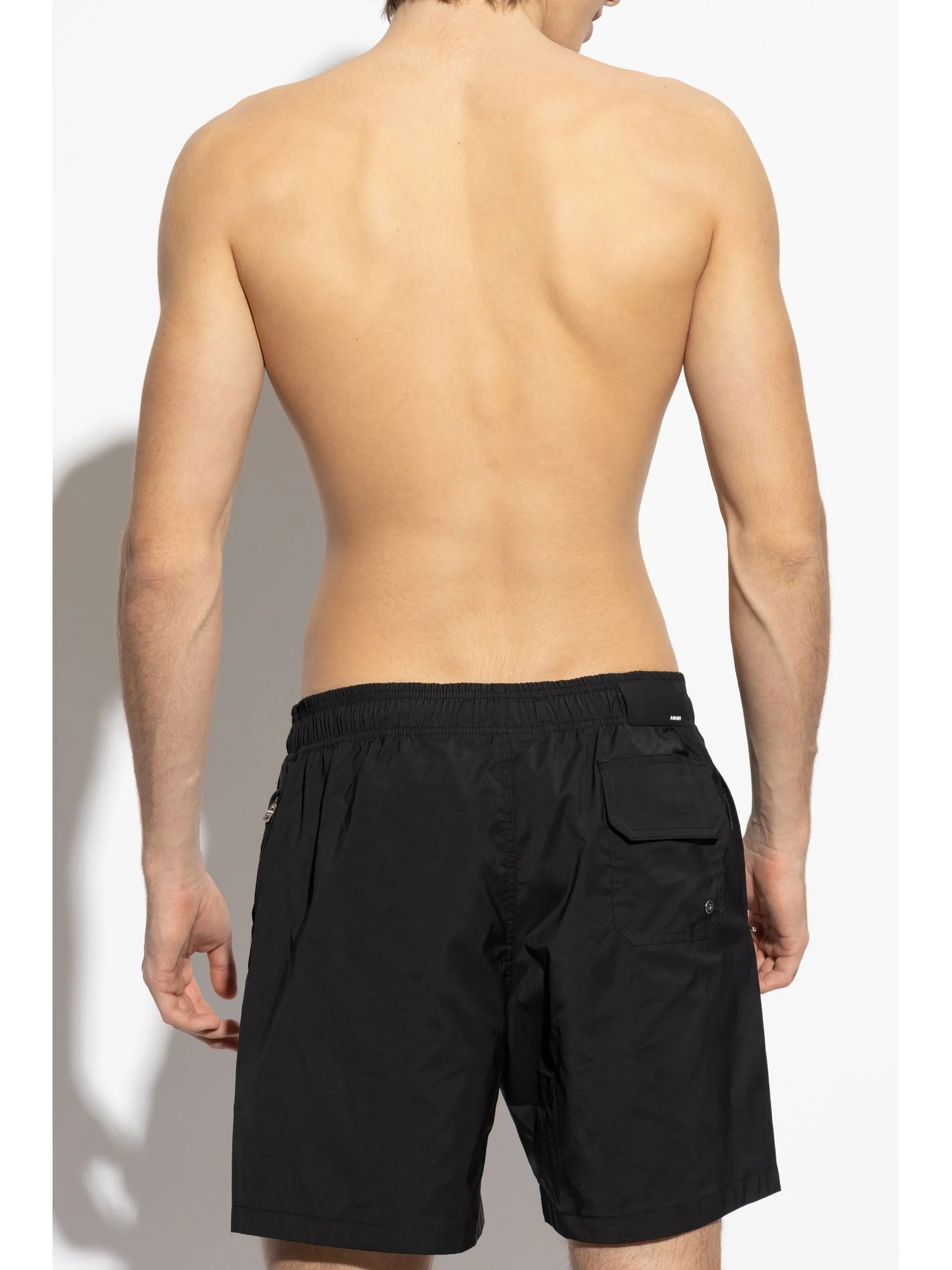 logo-print swim shorts