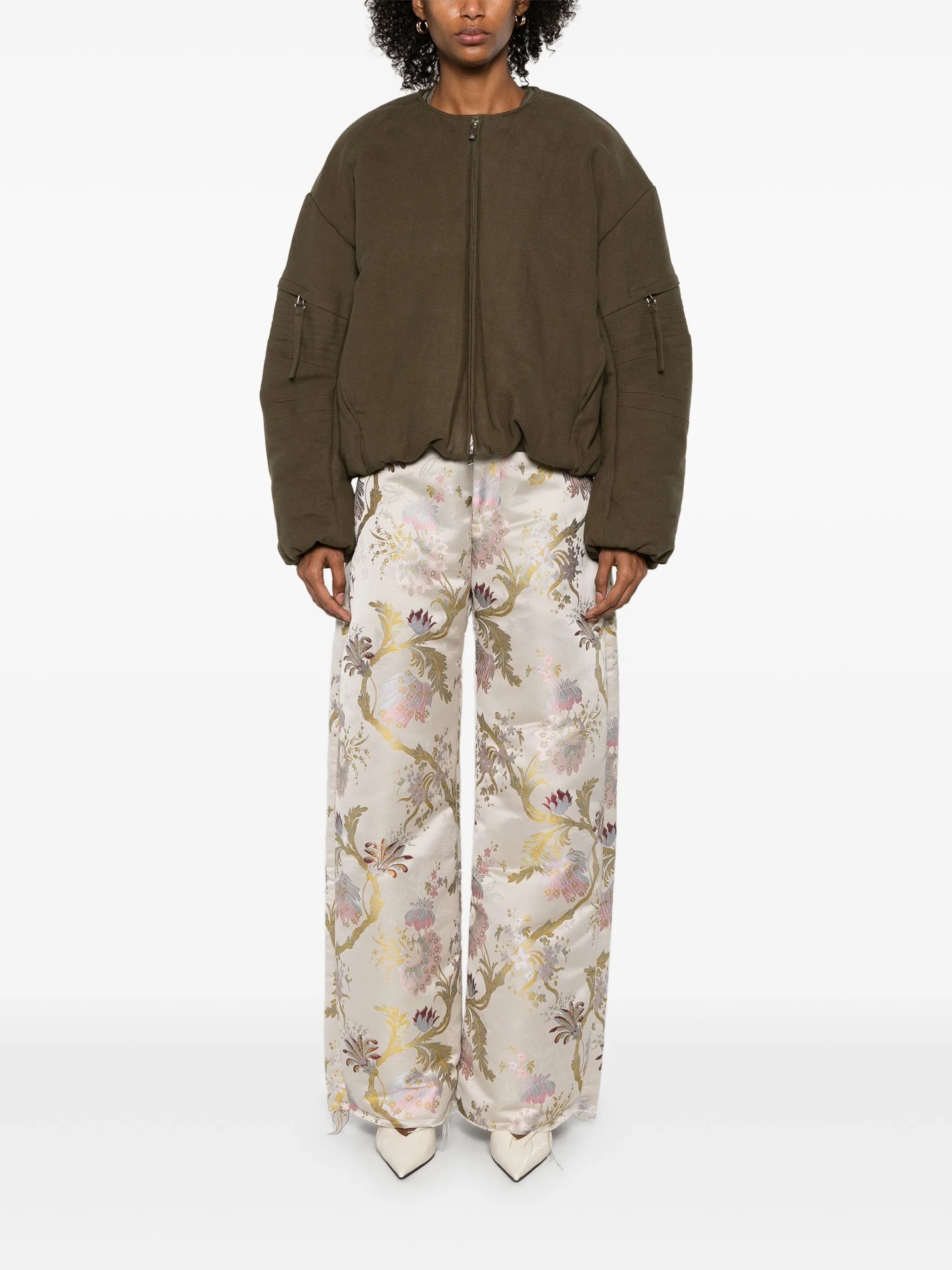 Cocoon bomber jacket