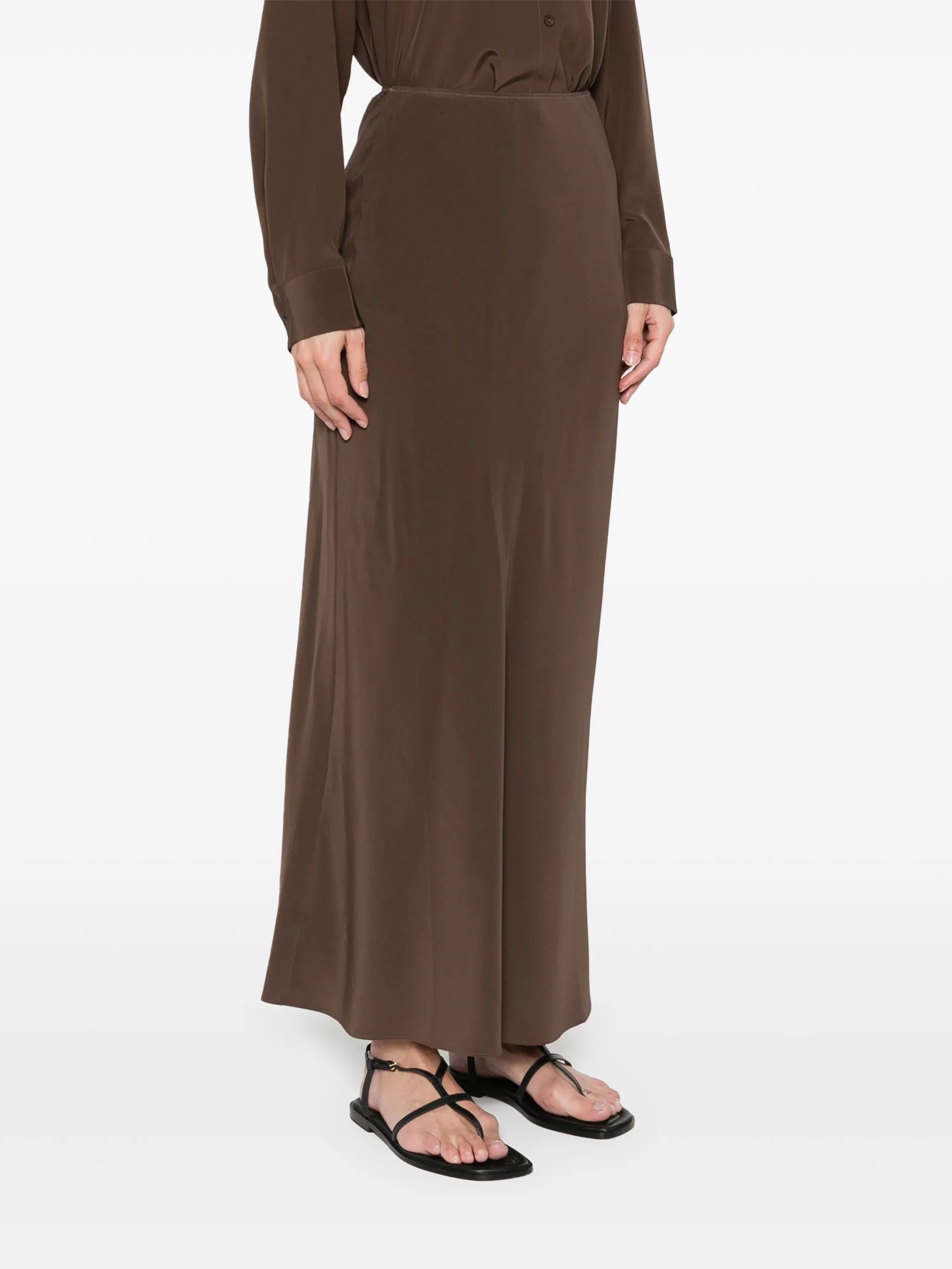 Bias midi skirt