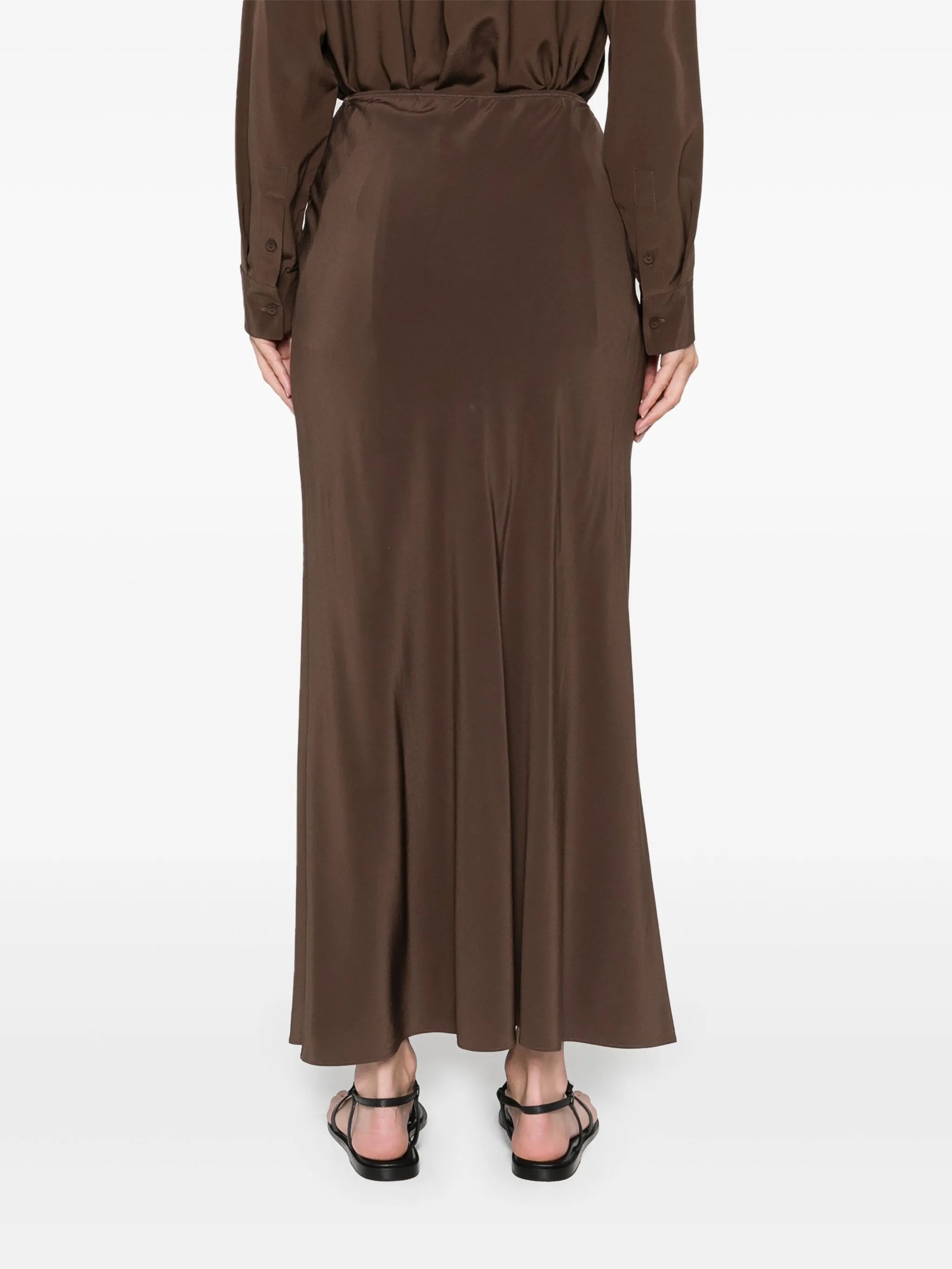 Bias midi skirt