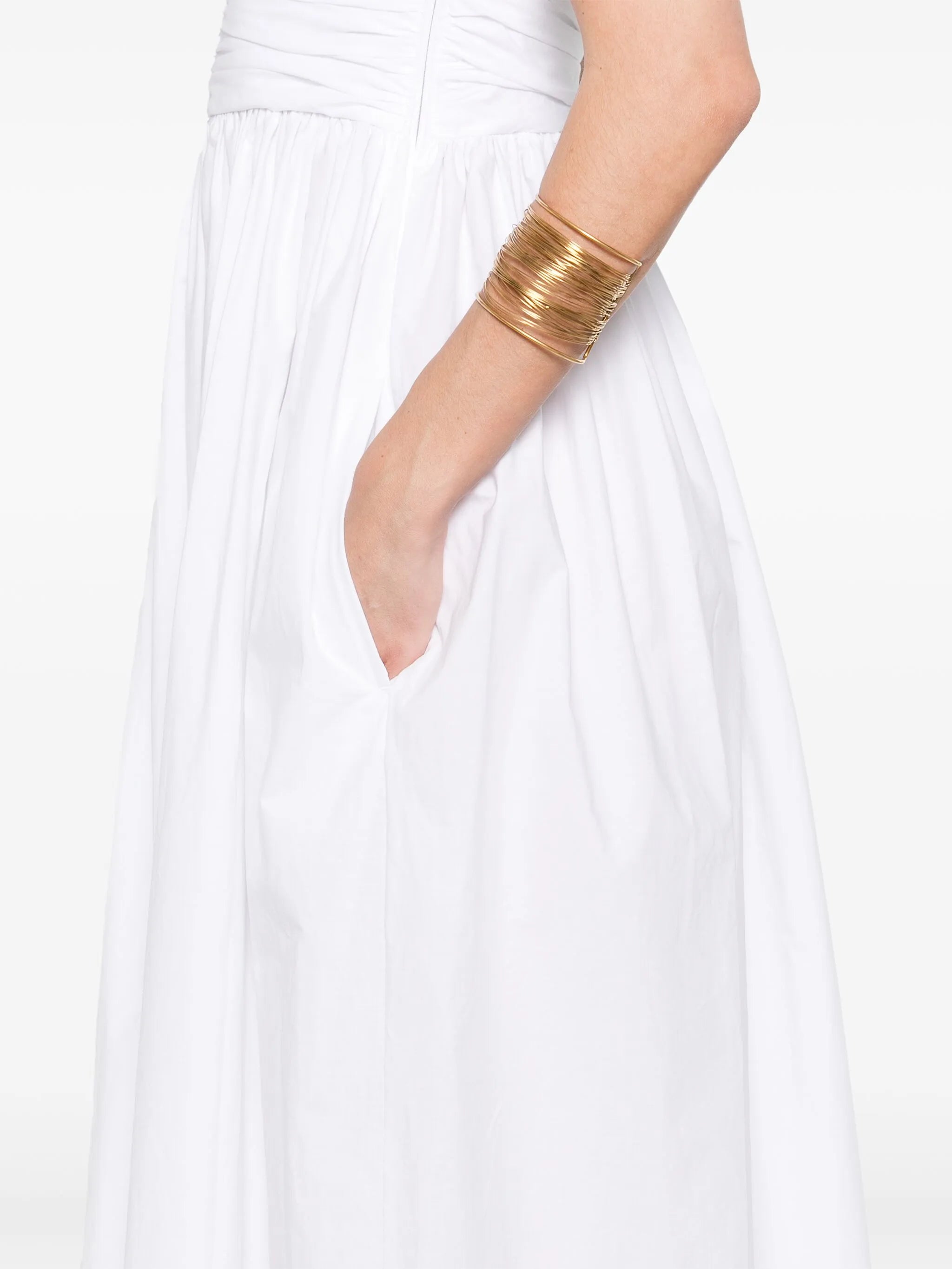 poplin maxi dress