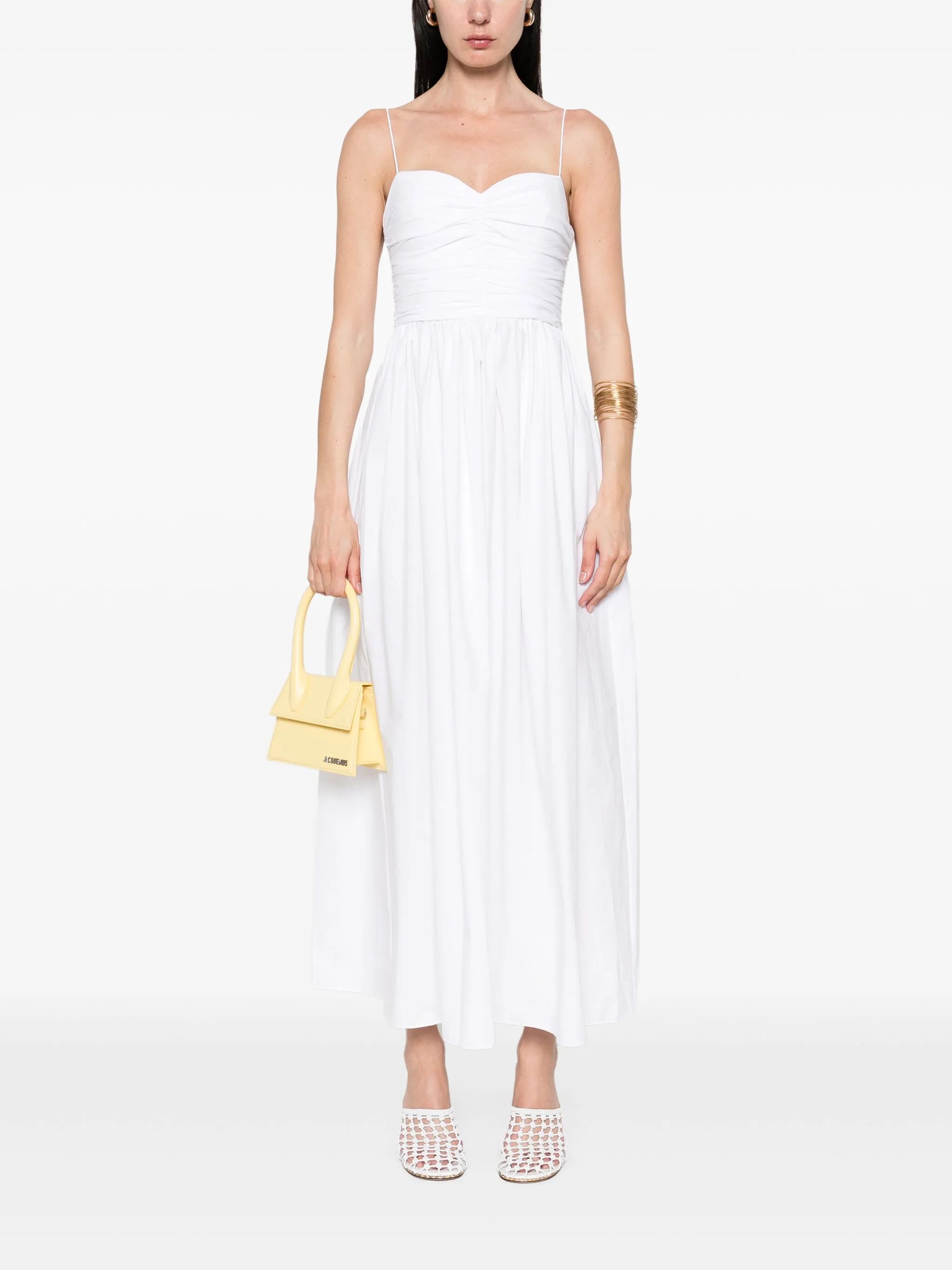 poplin maxi dress