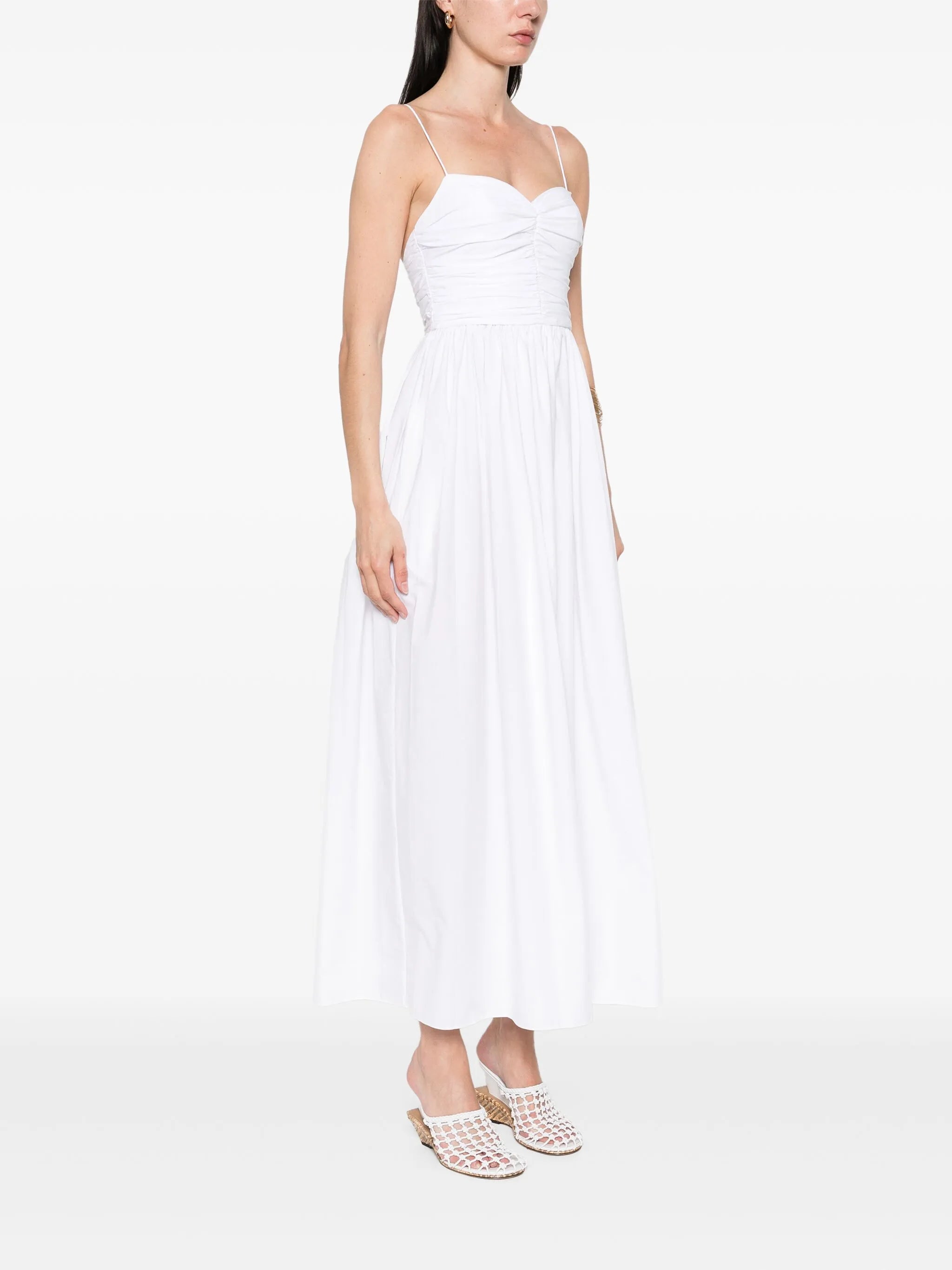 poplin maxi dress