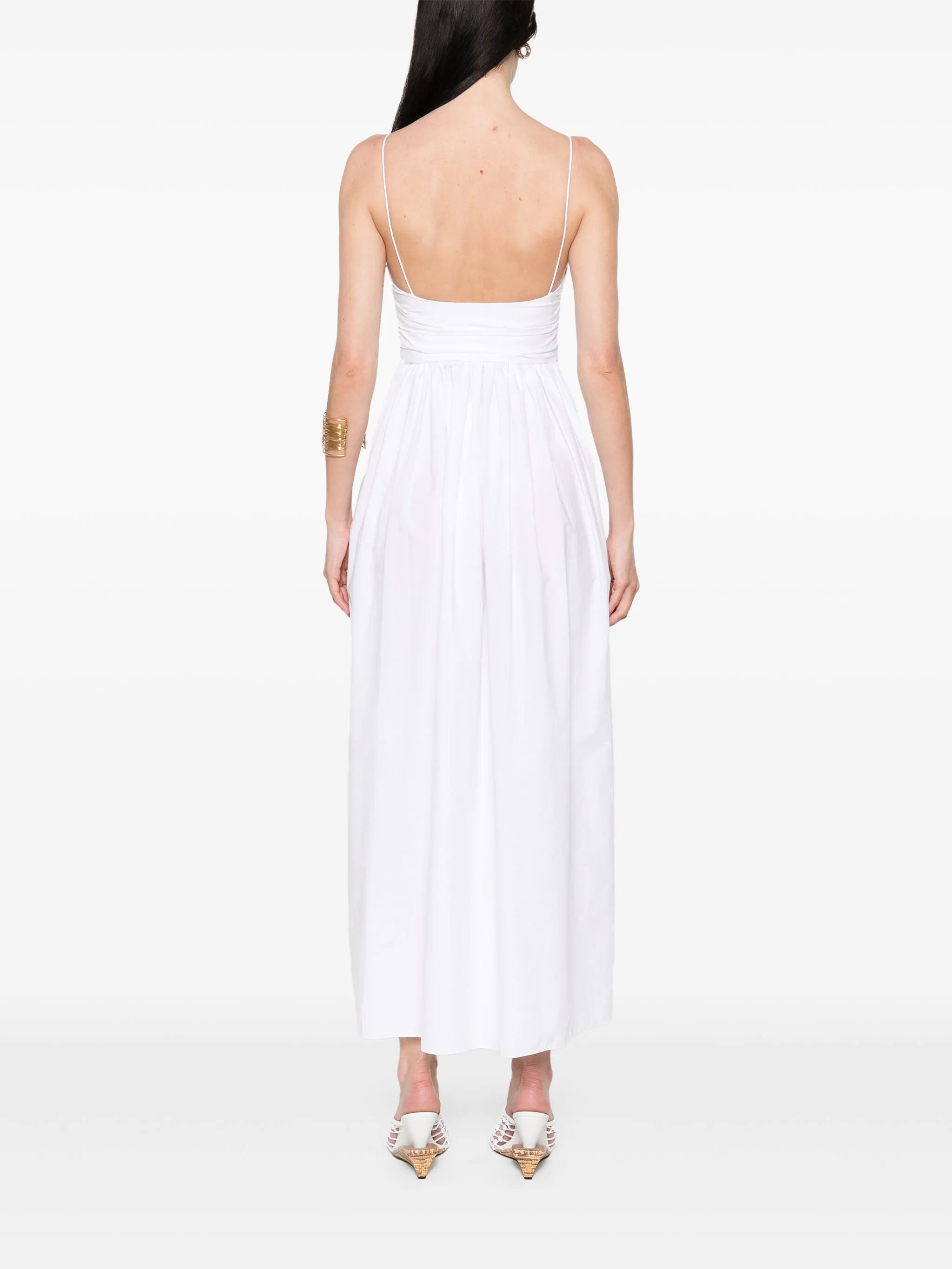 poplin maxi dress