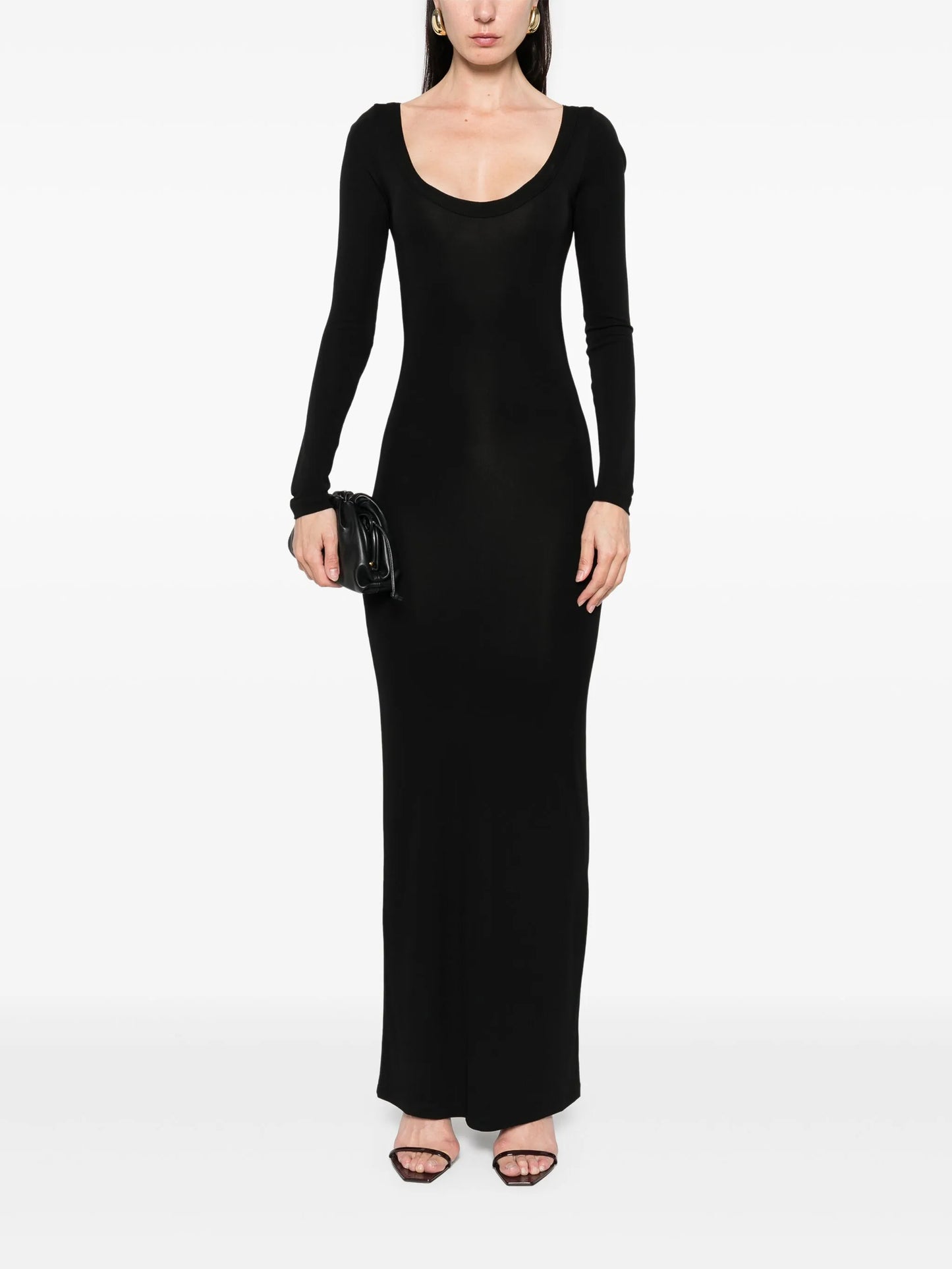 scoop-neck maxi dress