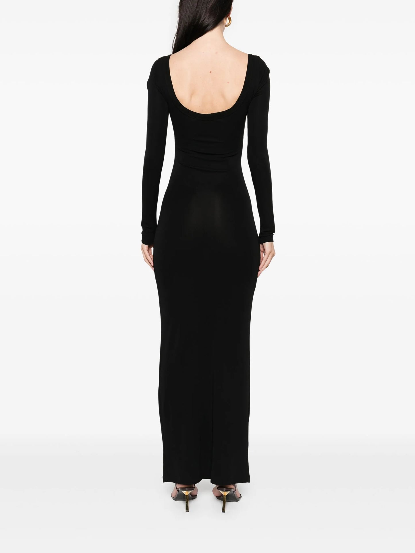 scoop-neck maxi dress
