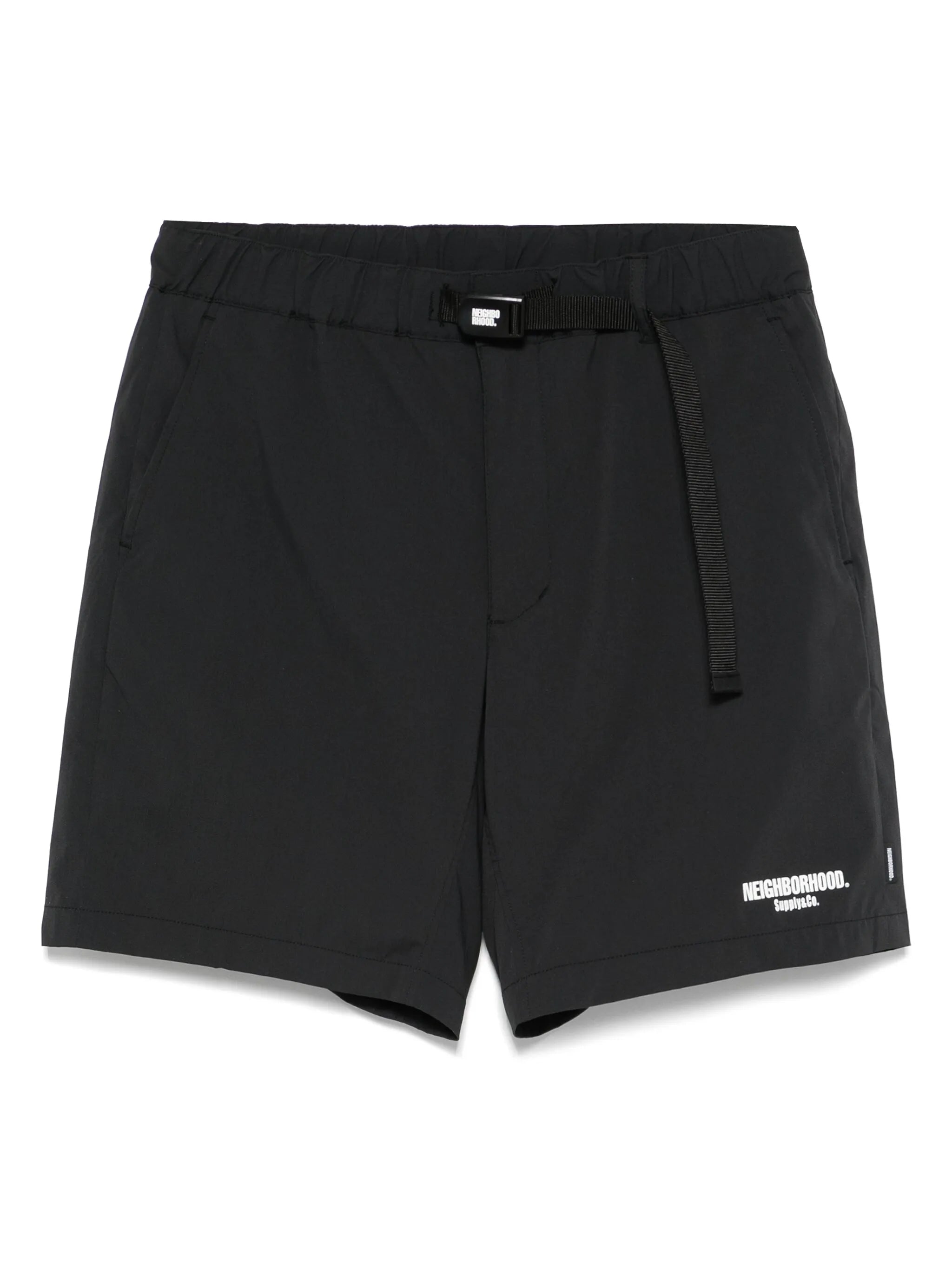 logo-print shorts