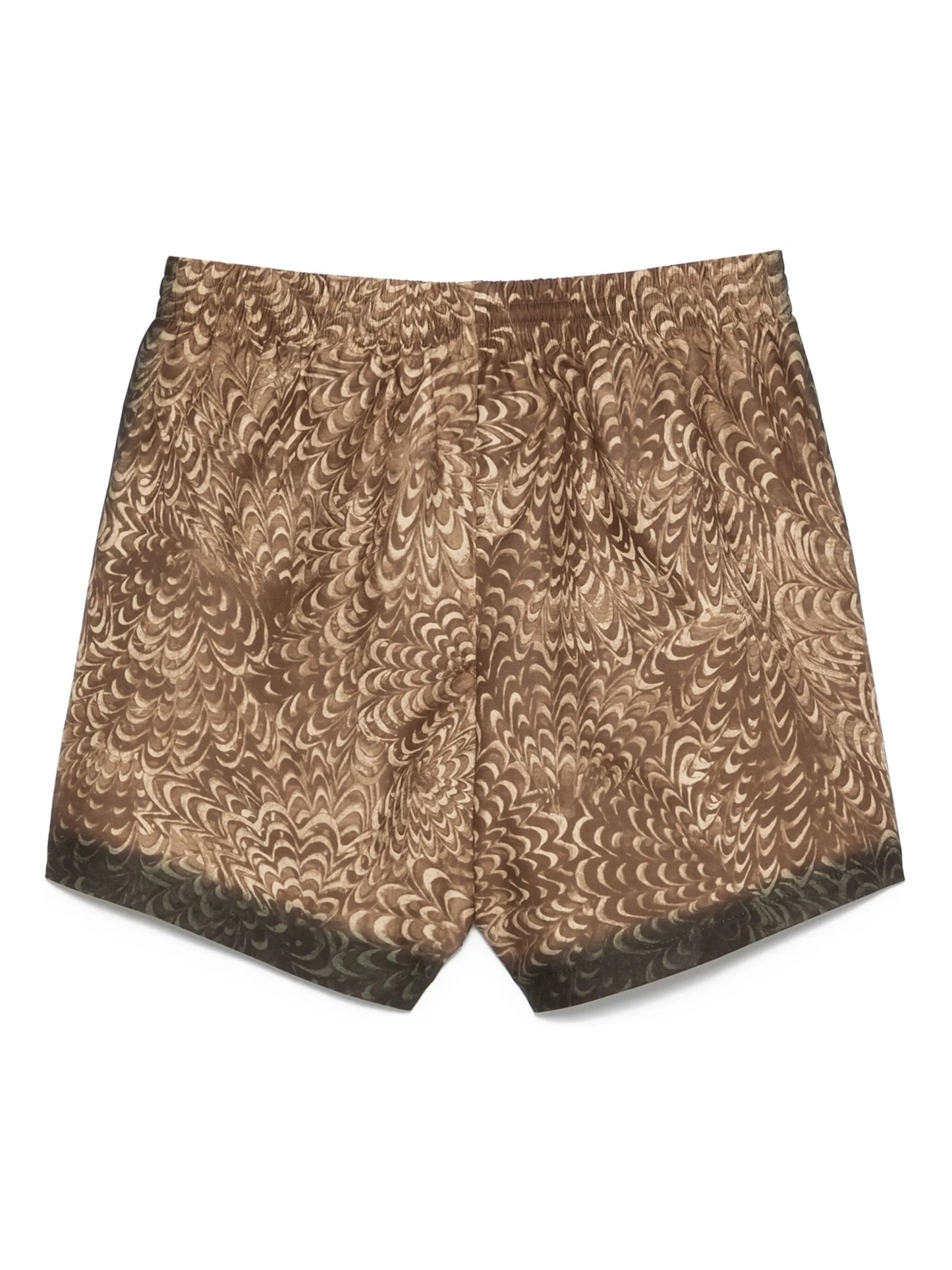printed swim shorts