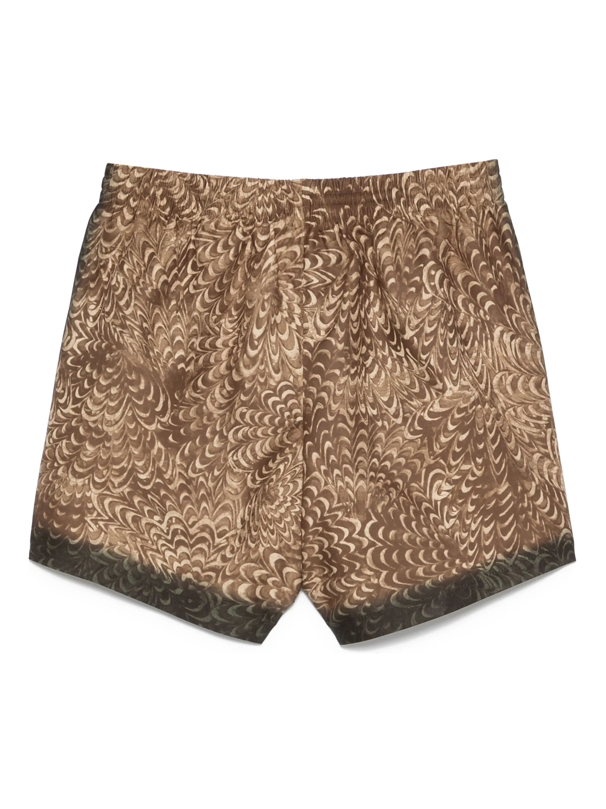 printed swim shorts