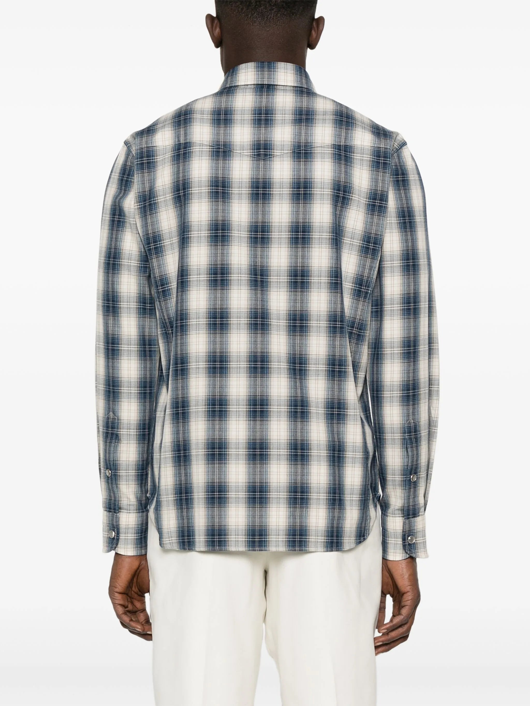 plaid-check shirt