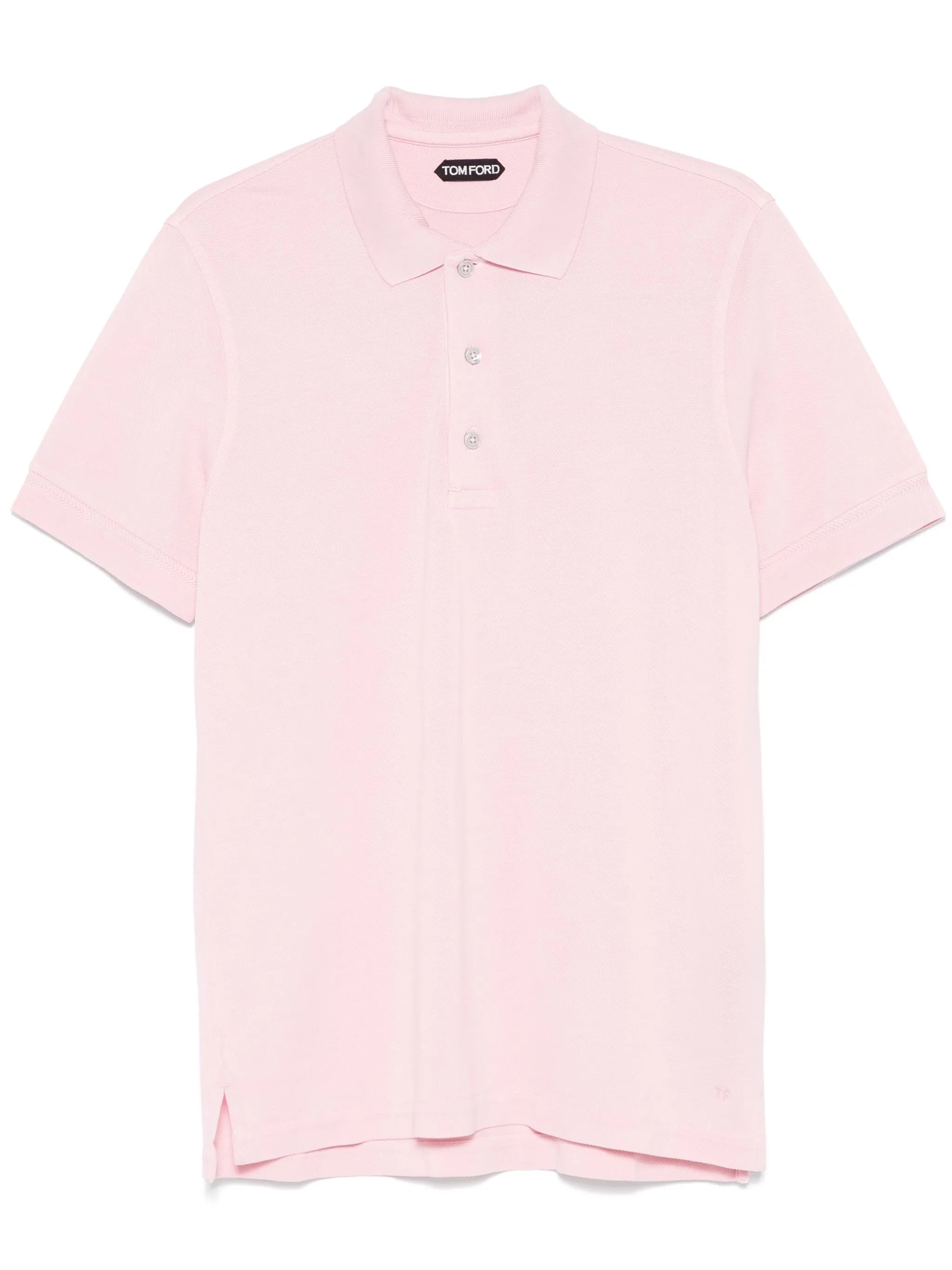 piqué-weave polo shirt