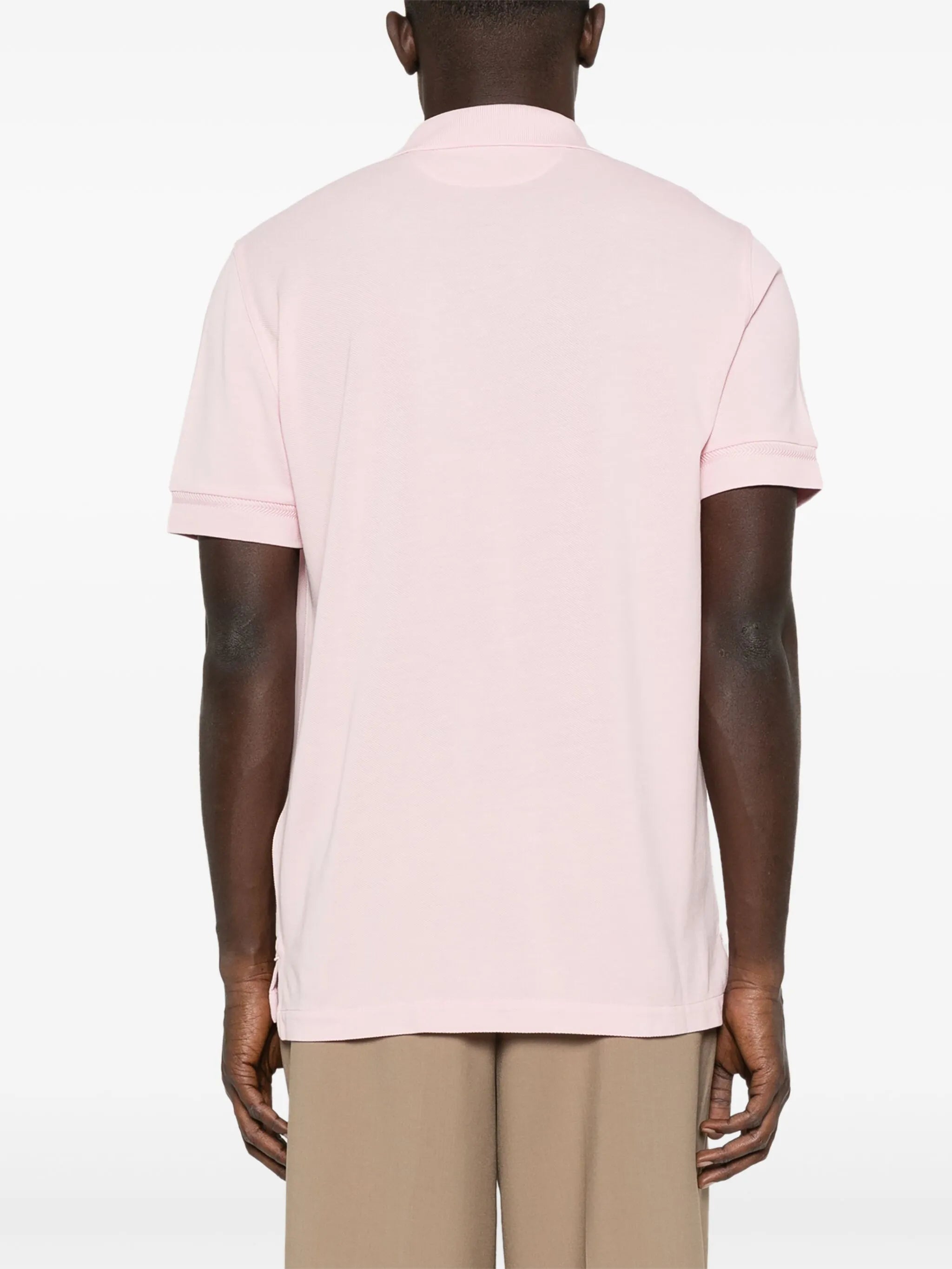 piqué-weave polo shirt