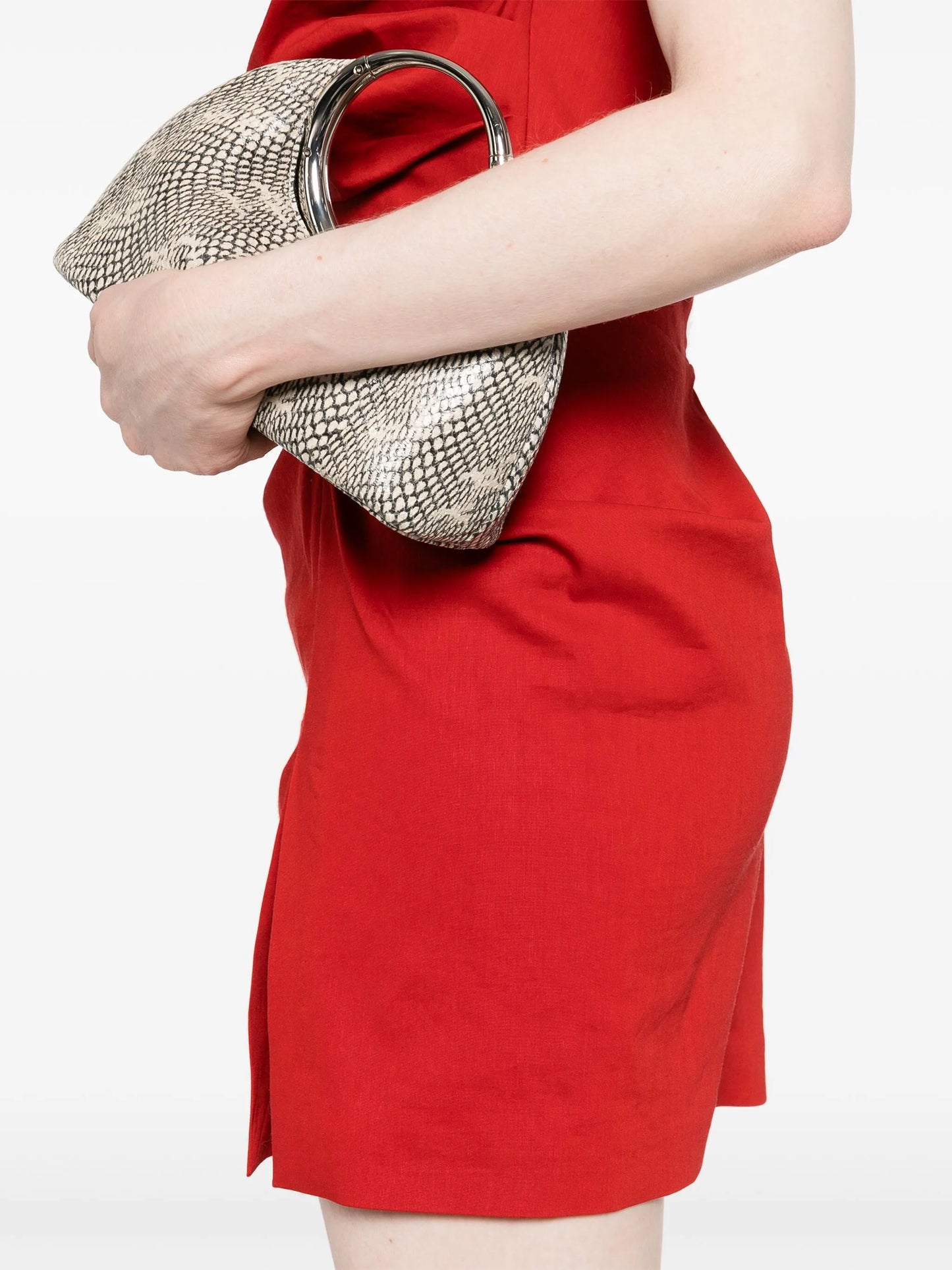 one-shoulder ruched mini dress
