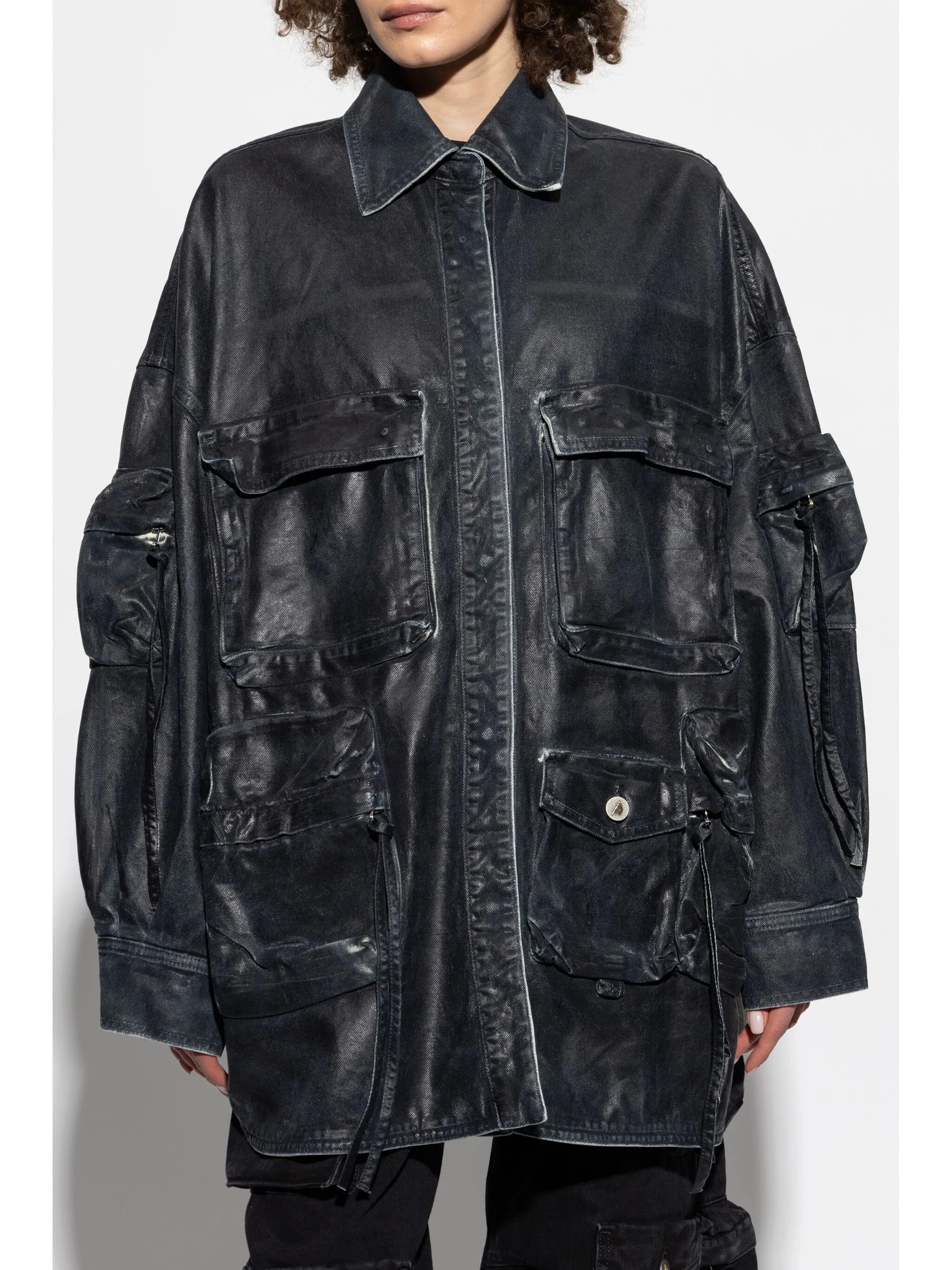 multi-pocket denim jacket