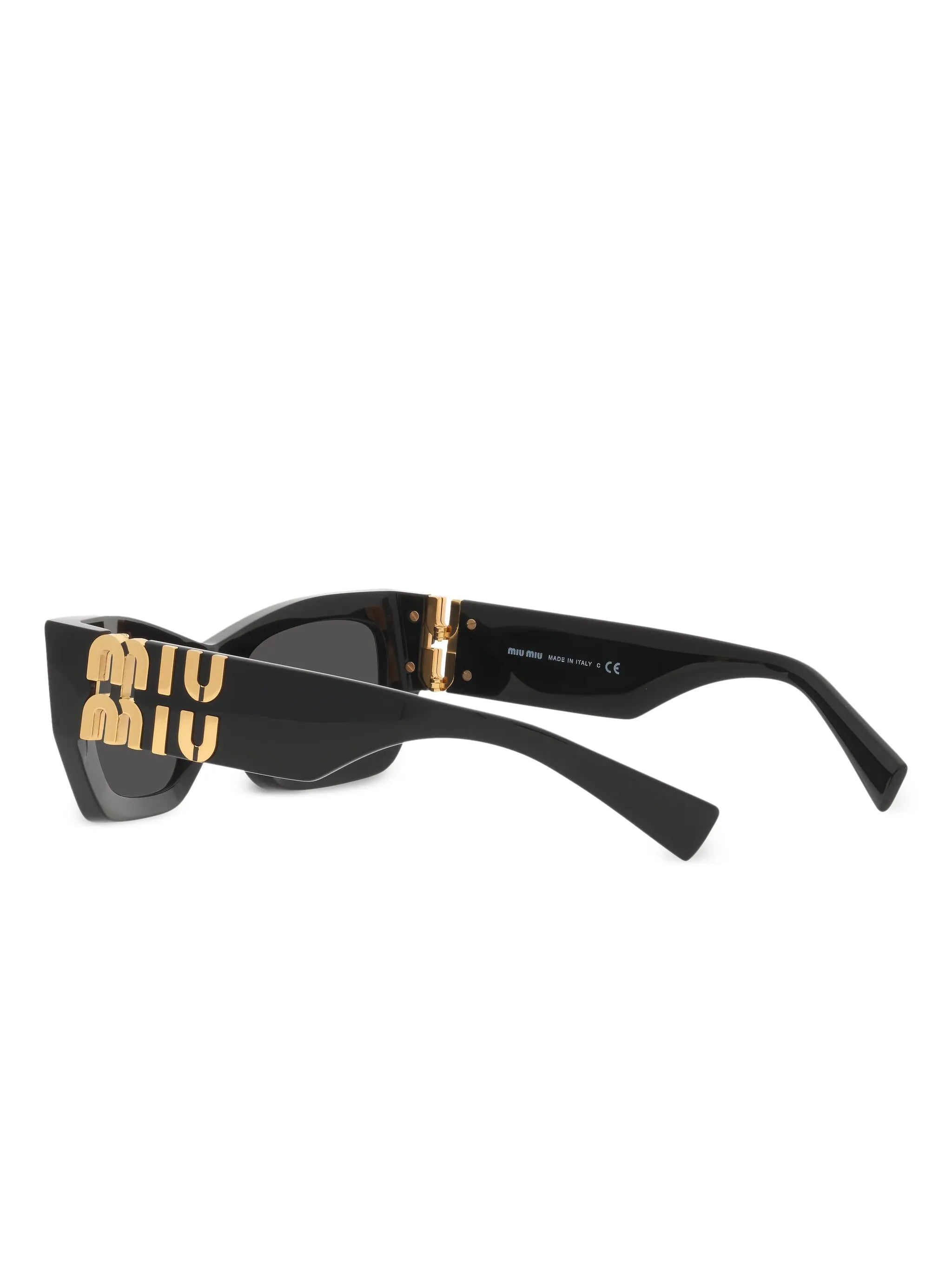 logo-lettering sunglasses
