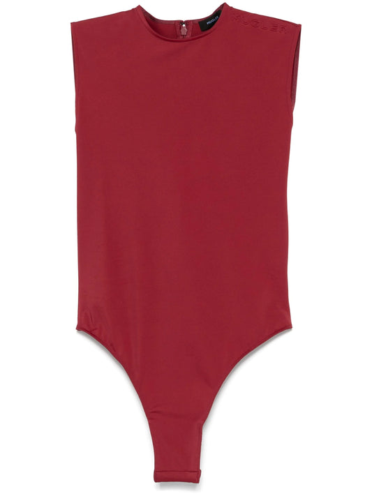 logo-embossed bodysuit