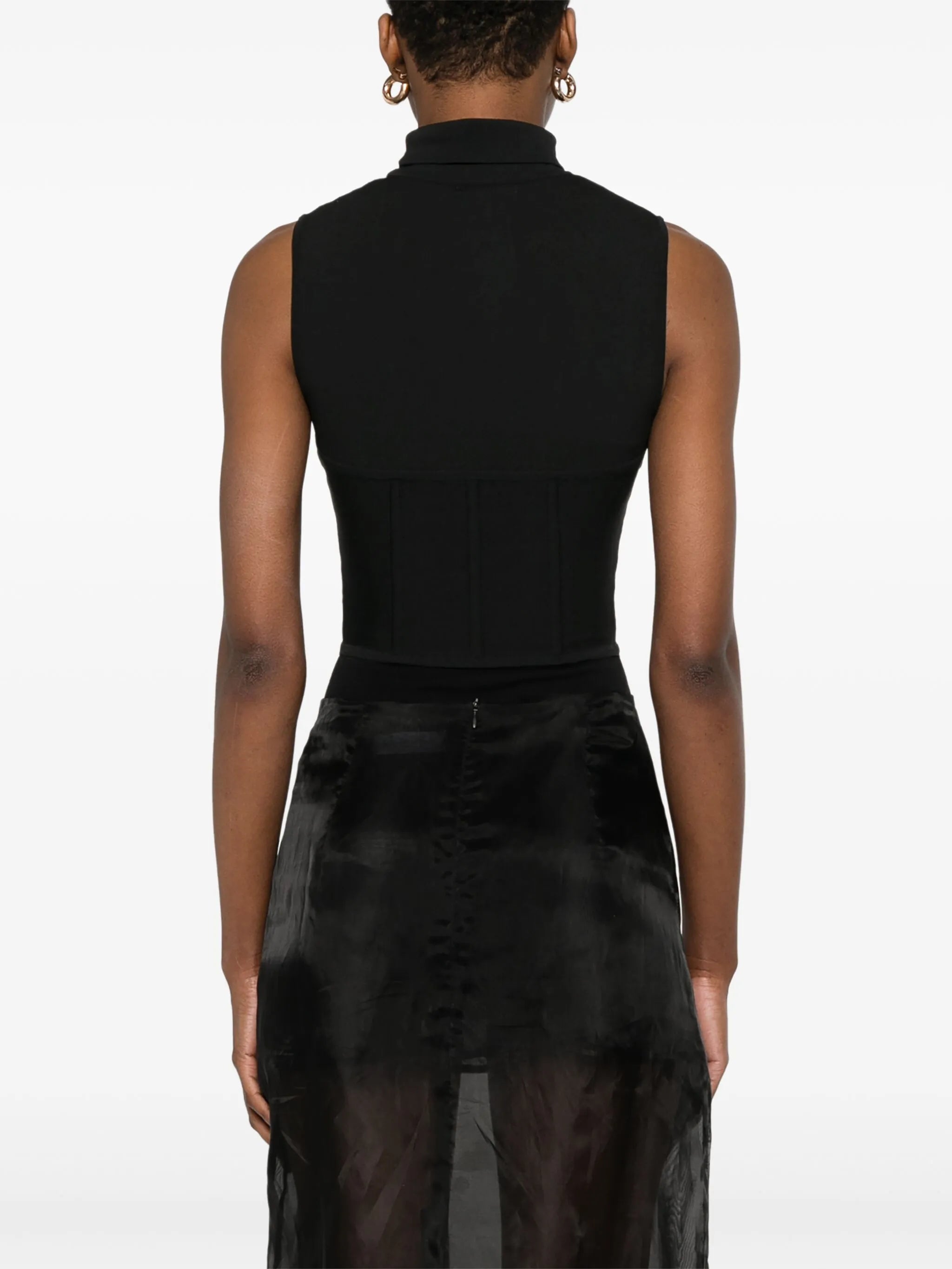 knitted corset bodysuit