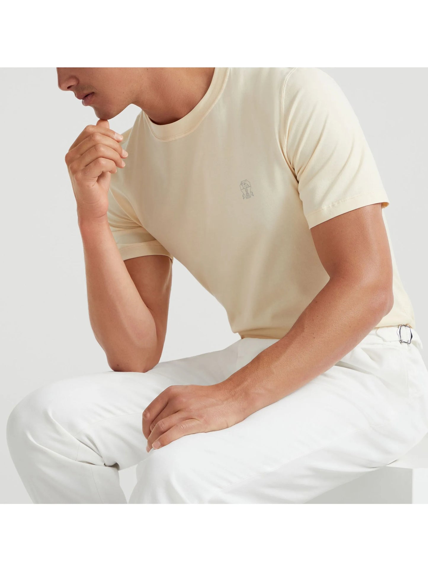 logo-print jersey T-shirt