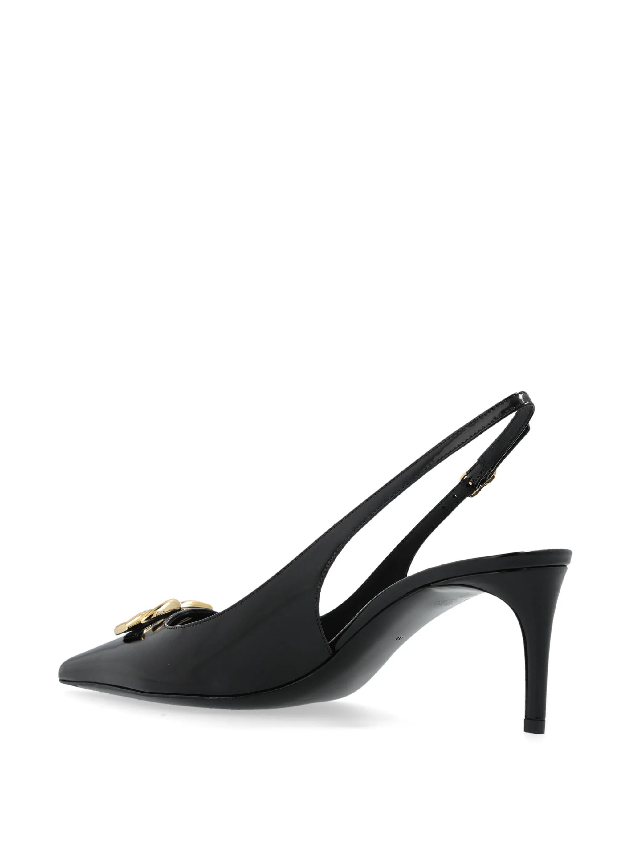 60mm DG-logo slingback pumps