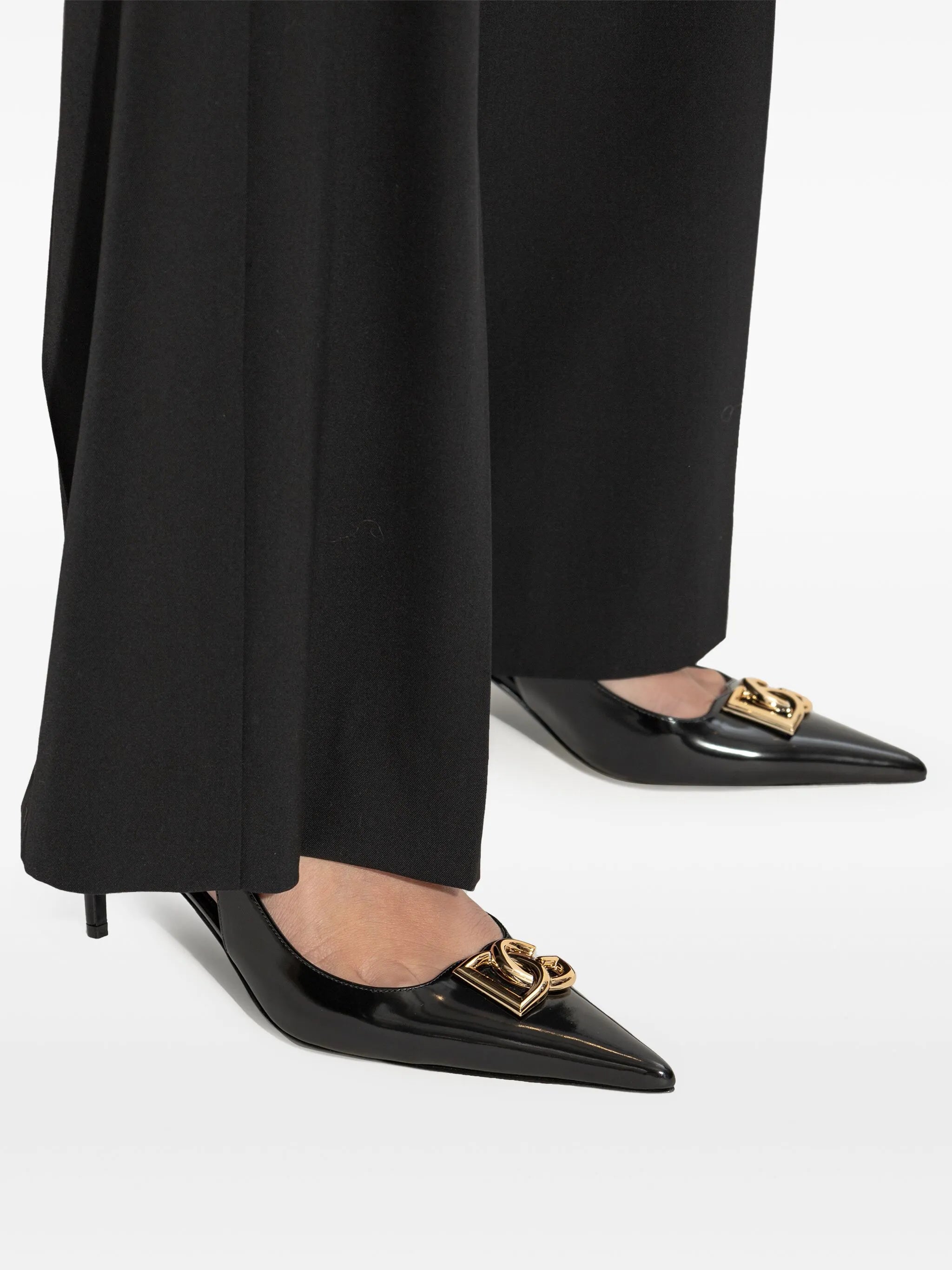 60mm DG-logo slingback pumps