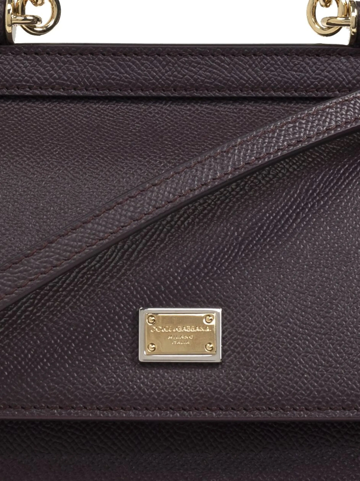 small Sicily handbag in Dauphine calfskin