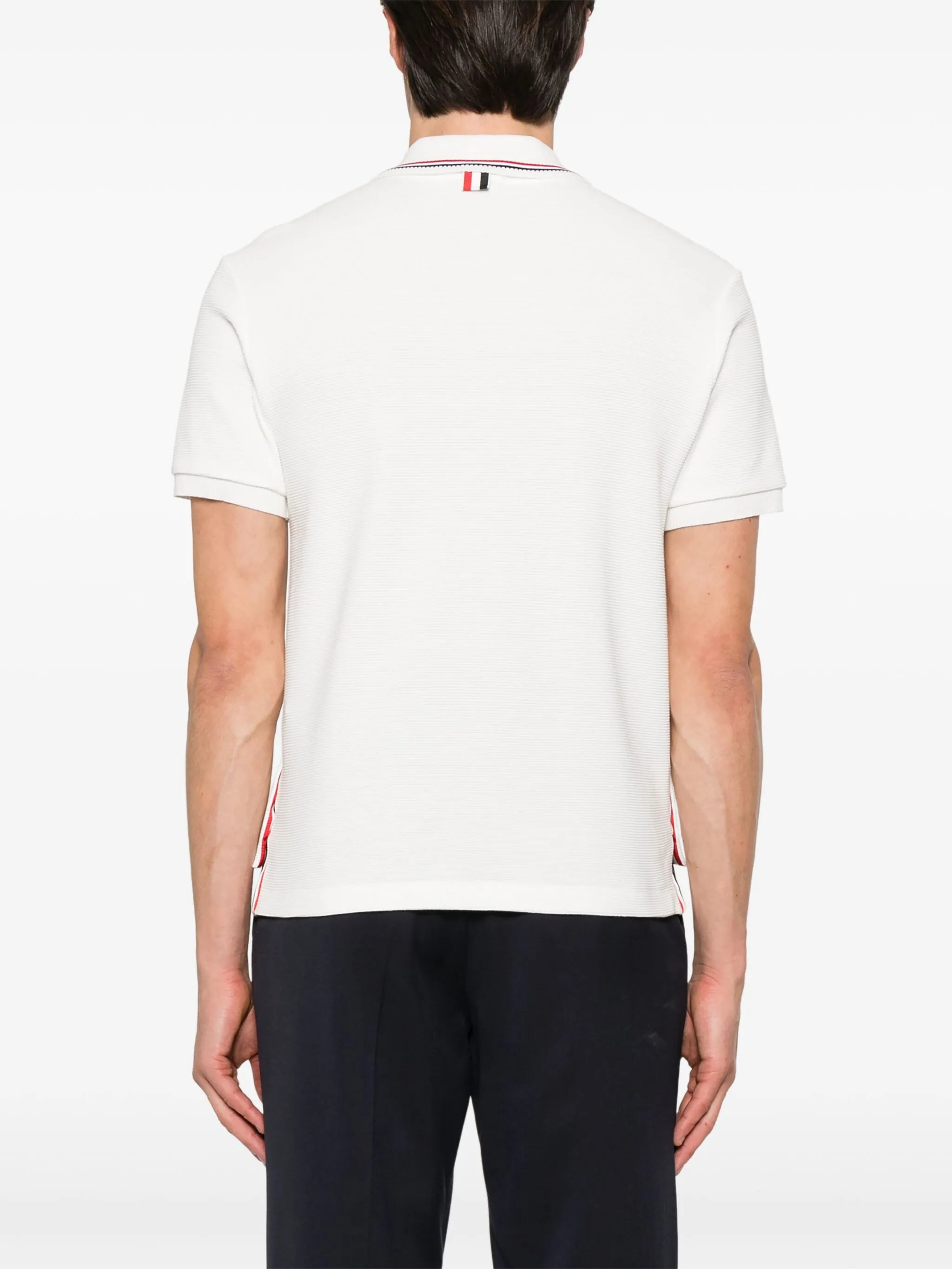 RWB stripe-detail polo shirt