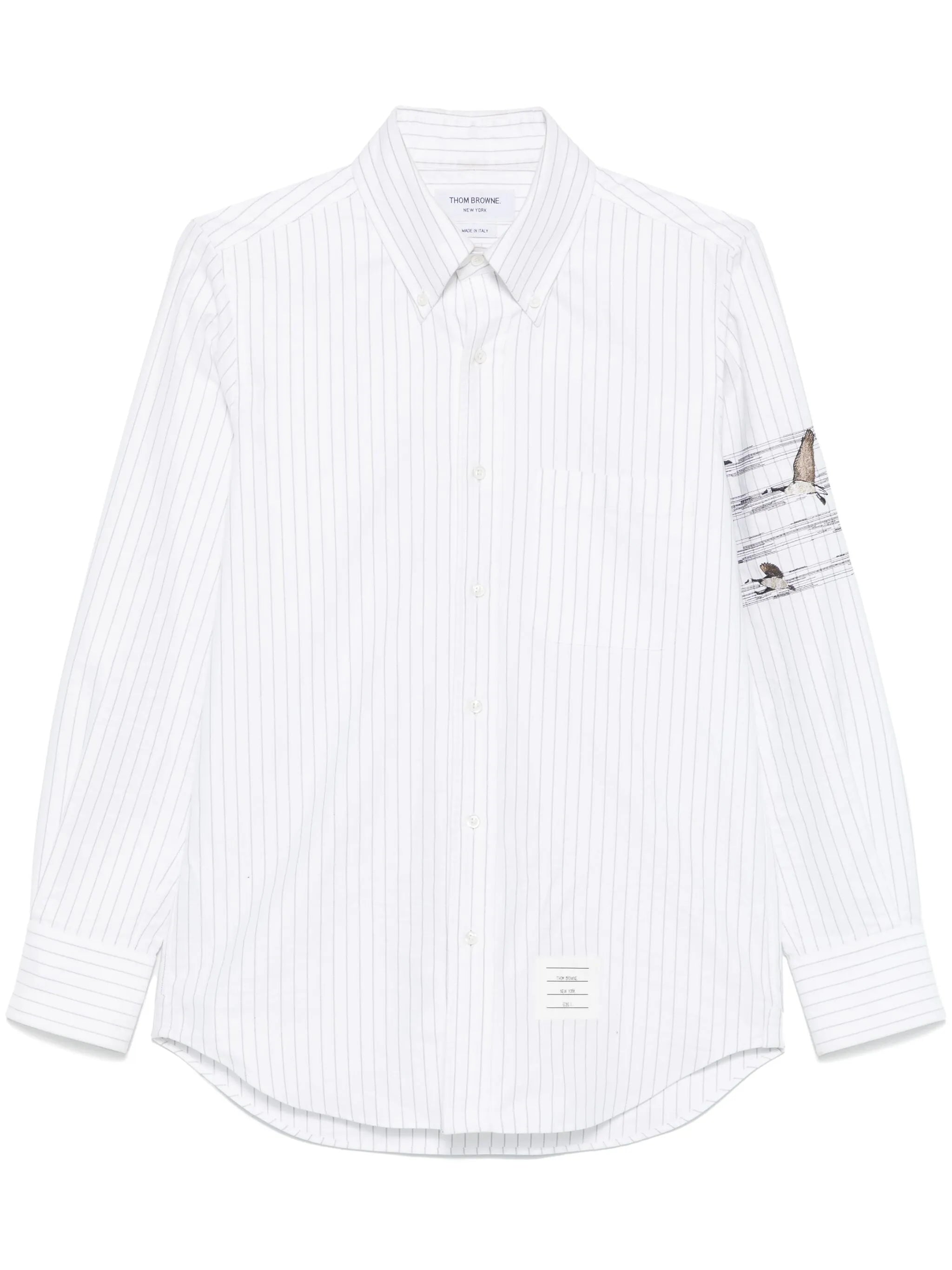 embroidered-motif shirt