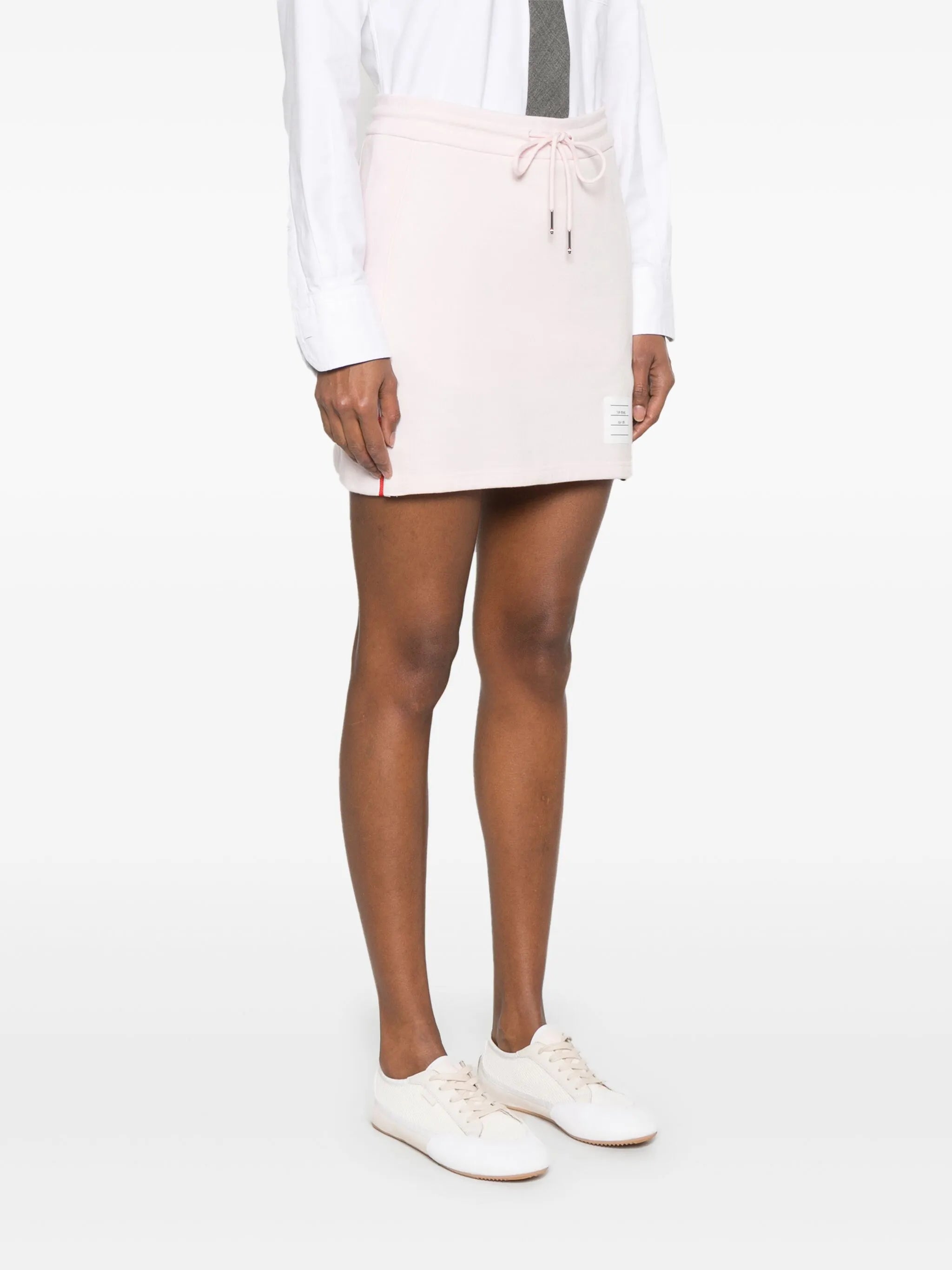 4-Bar jersey mini skirt