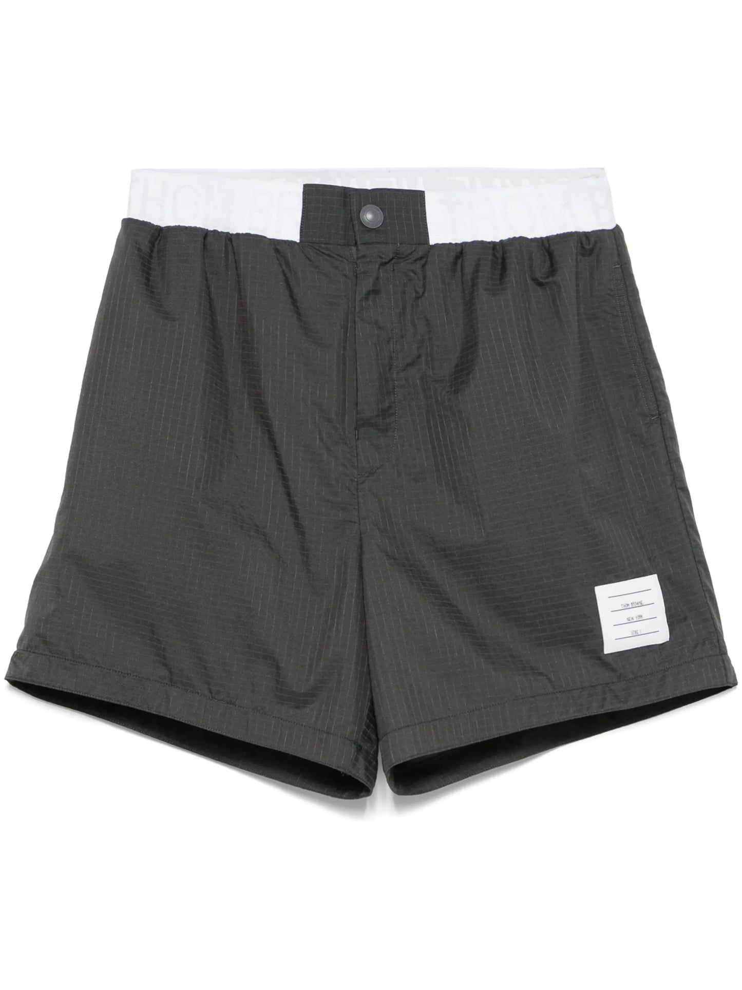 logo-waistband ripstop shorts